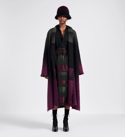 Dior o1w1db10225 Mid-Length Straight-Cut Skirt in Multicolor Size 28" / US 6 / IT 42 - 4 Thumbnail