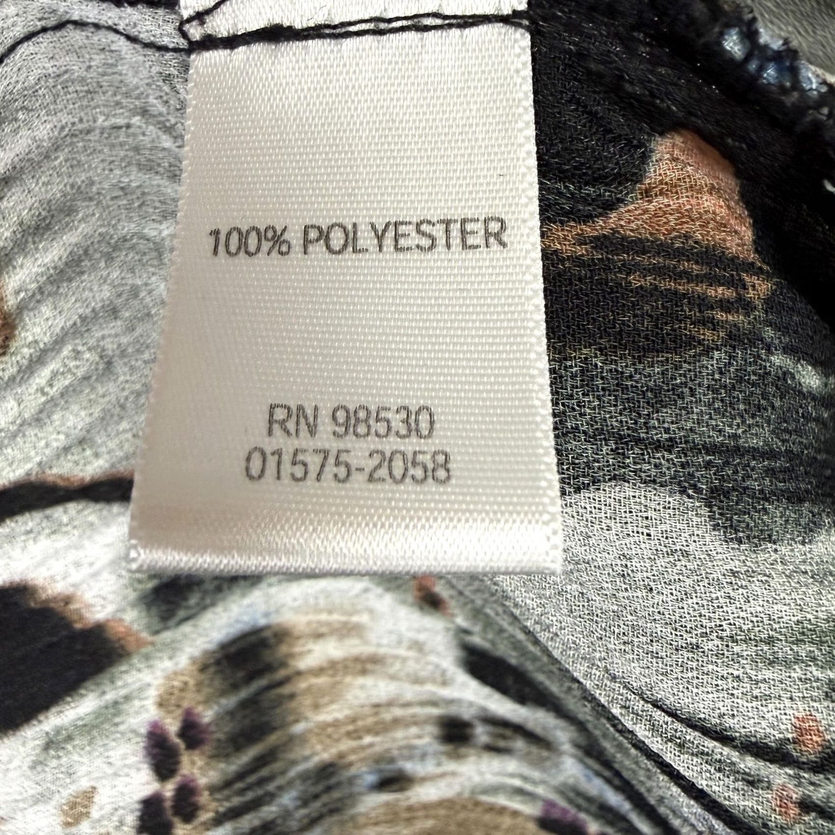Vintage Christopher & Banks Blouse XL Abstract Floral Fairy Grunge Semi-Sheer Artsy Size XL / US 12-14 / IT 48-50 - 6 Thumbnail