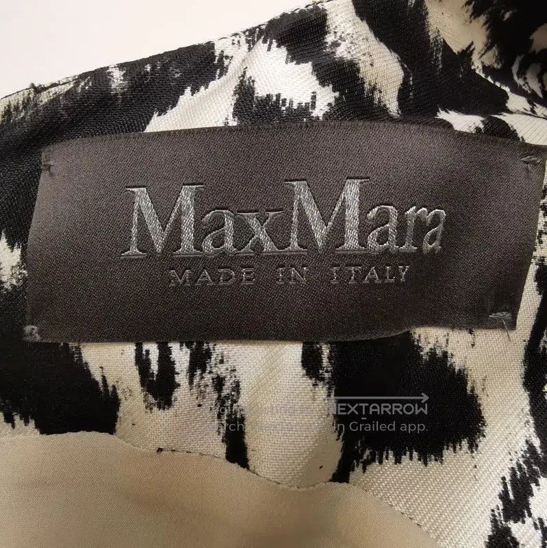 Max Mara MaxMara Summer Black Silk Floral Casual Pants . Size 24" / US 00 / IT 34 - 5 Thumbnail