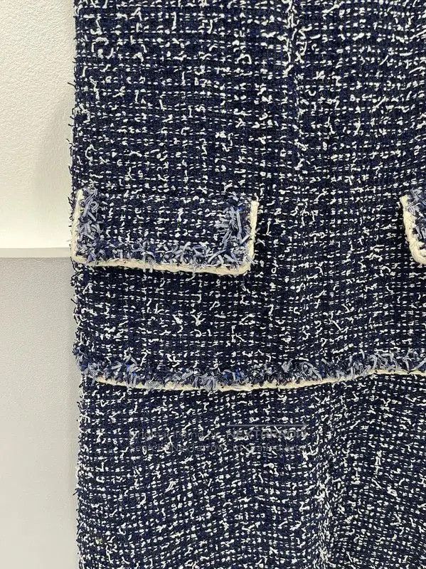 Chanel Chanel Blue Sleeveless A-Line Dress . Size XXS / US 00 / IT 34 - 5 Thumbnail