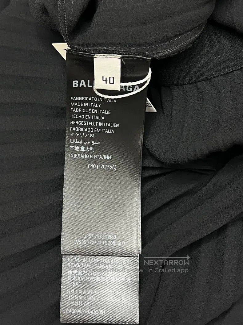 Balenciaga Balenciaga Pleated Skirt Size 39" - 6 Thumbnail