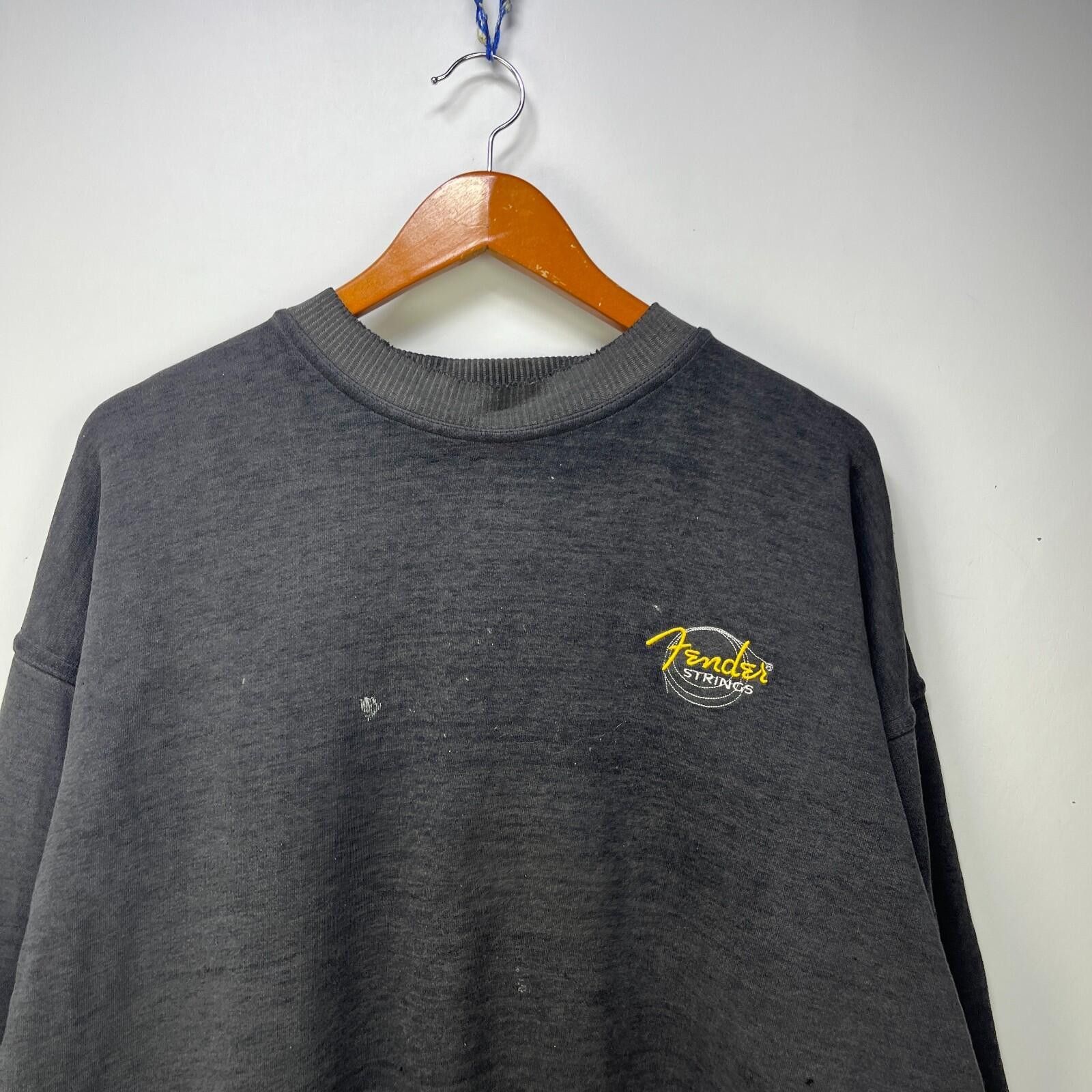 Fender Vintage Fender Strings Guitar Sun Faded Sweatshirt 2XL Size US XXL / EU 58 / 5 - 2 Thumbnail