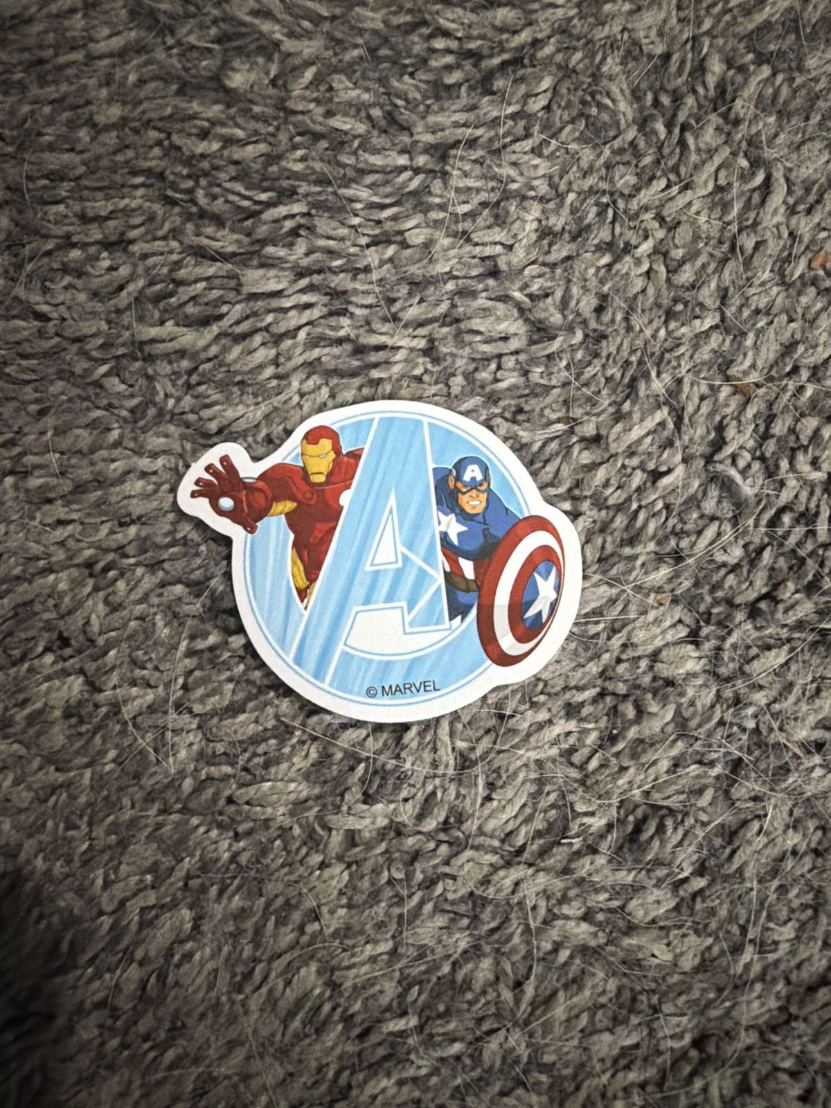 Marvel Comics Marvel Avengers Iron Man And Captain America Sticker Size ONE SIZE - 1 Thumbnail
