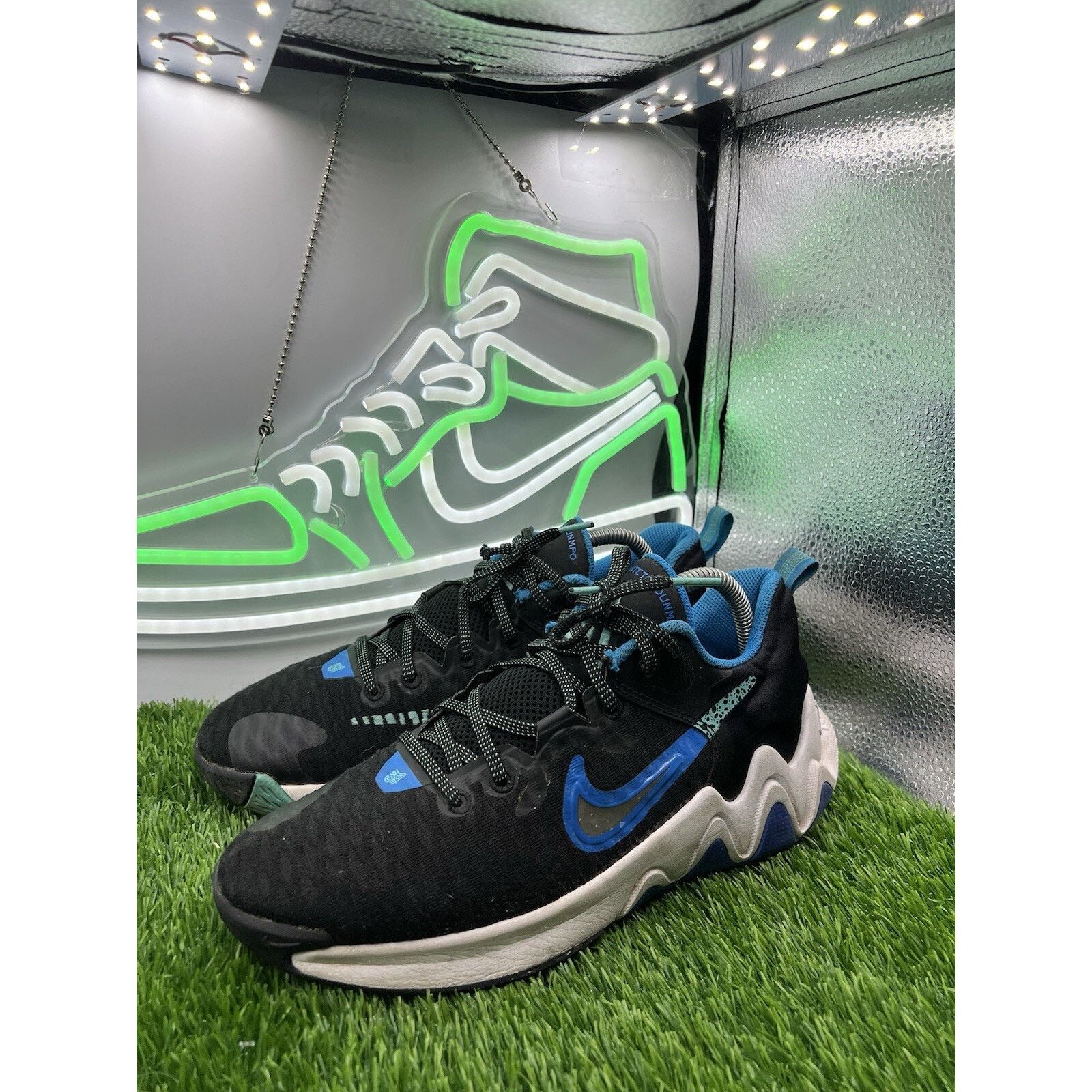 Nike Nike Giannis Immortality GS Black Washed Teal Size 7Y Size US 7 / EU 40 - 2 Thumbnail