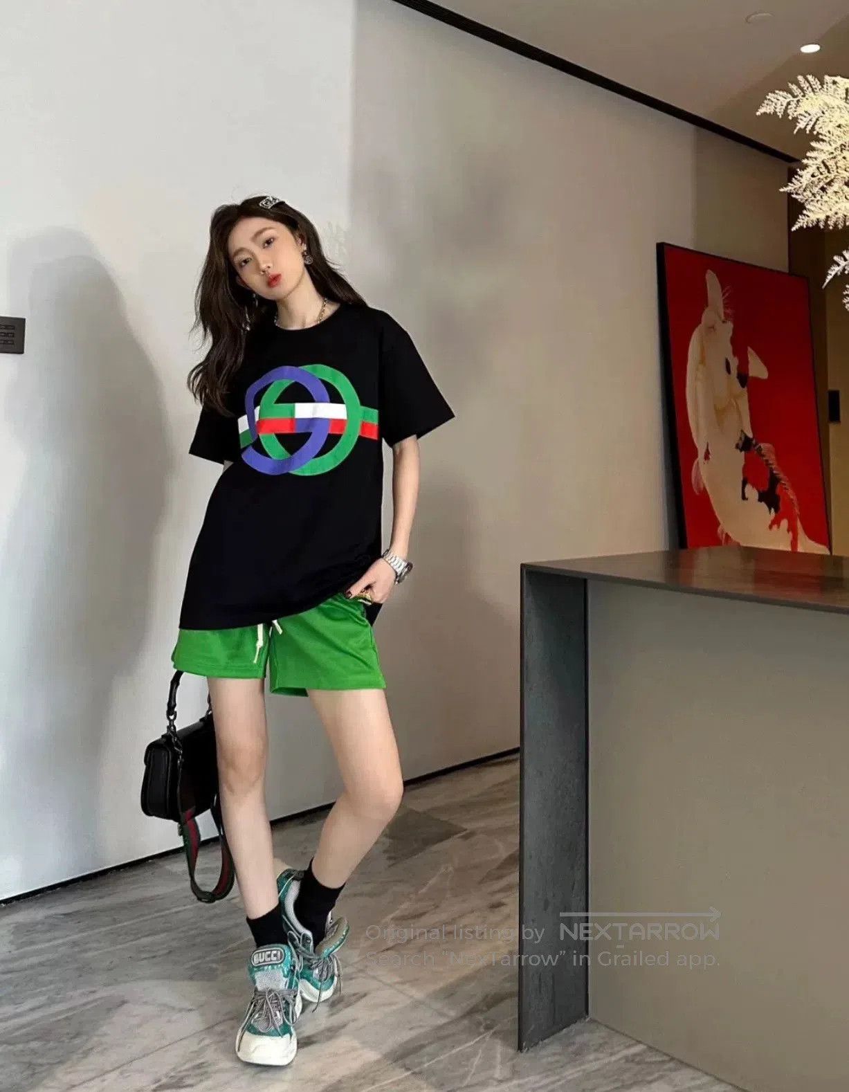 Gucci Gucci Double G Black Short Sleeve Tee. Size US M / EU 48-50 / 2 - 2 Thumbnail