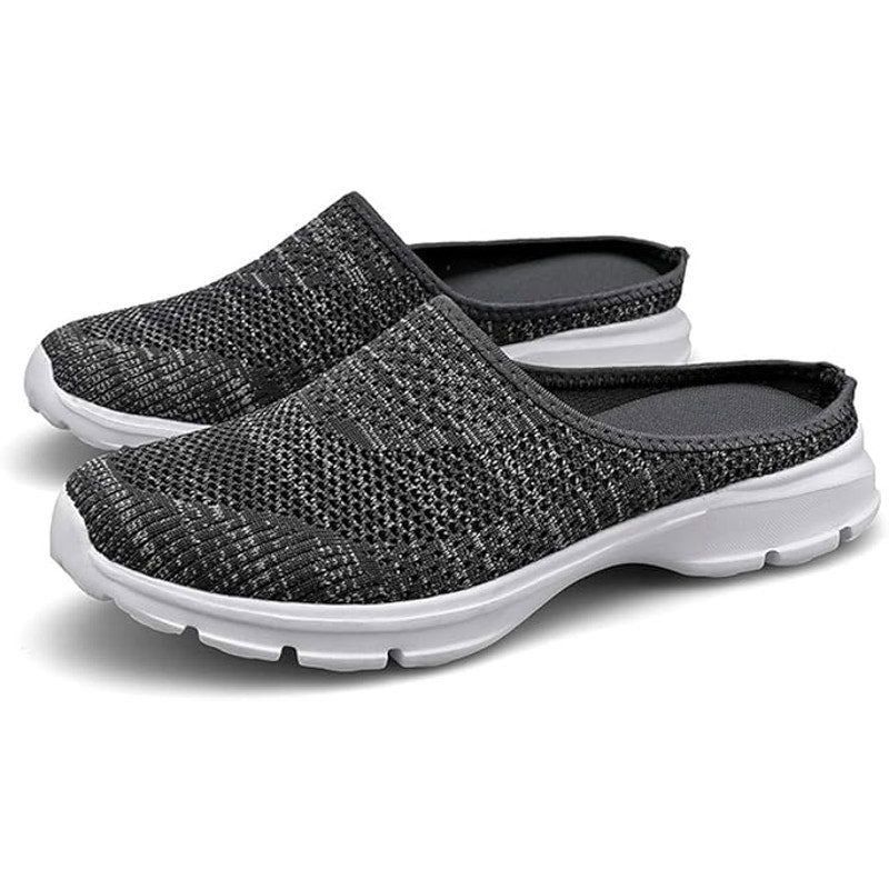 Other ChicWind Women's 8.5 Gray Breathable Mesh Slide-On Sneakers Size US 8.5 / IT 38.5 - 3 Thumbnail