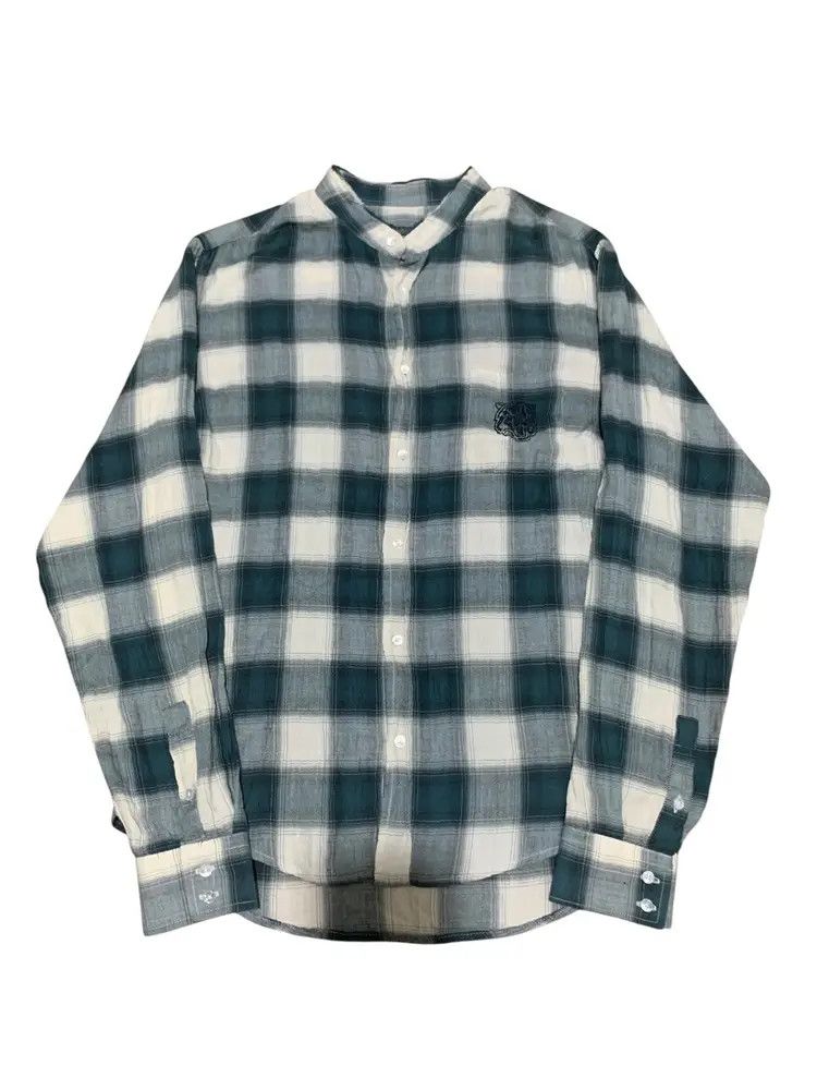 Balmain AW 11 Balmain Decarnin wrinkle flannel shirt | Grailed