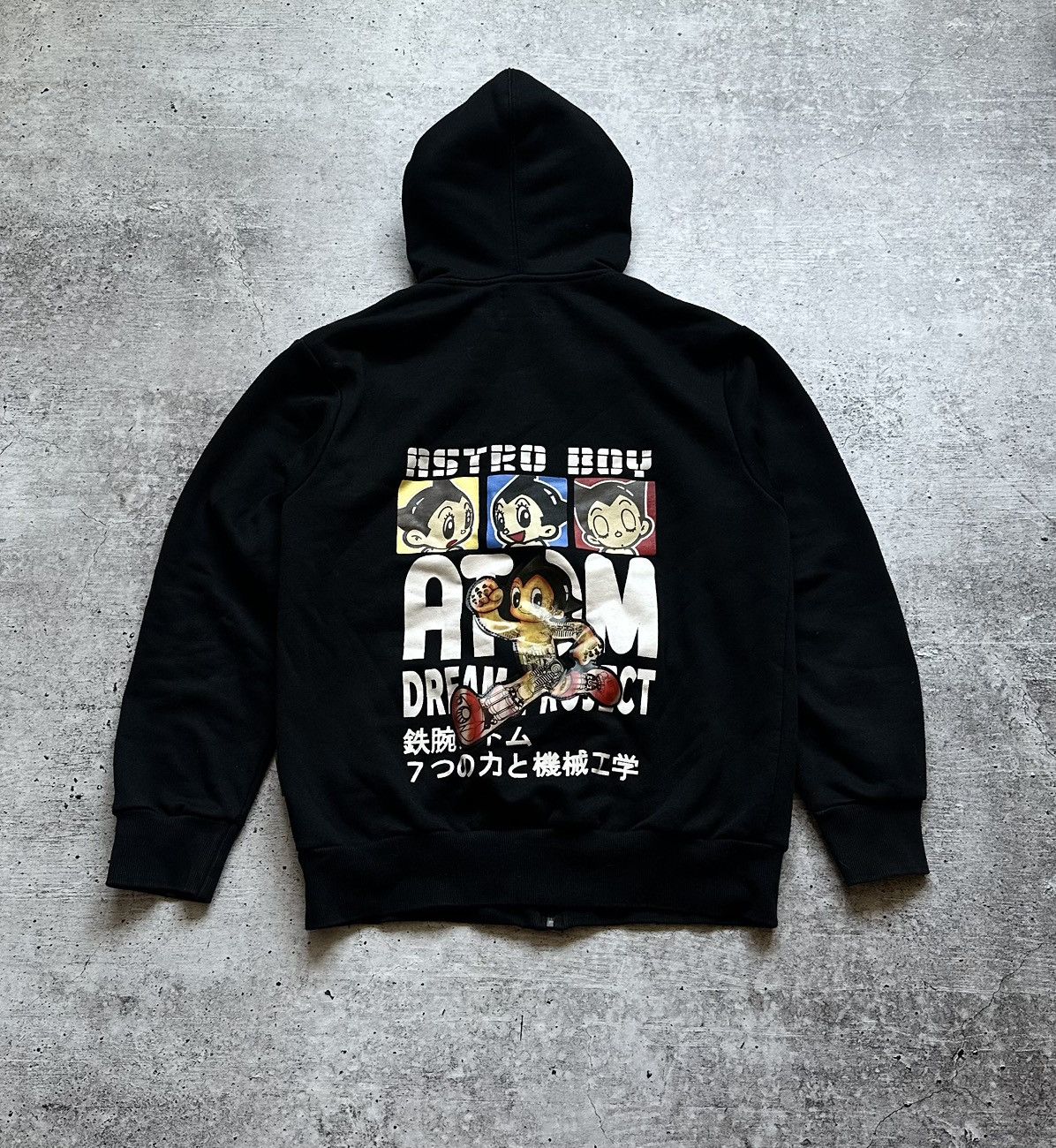 Anime Vintage Astro Boy Atom Holographic Logo Full Zip Hoodie Size US M / EU 48-50 / 2 - 1 Thumbnail