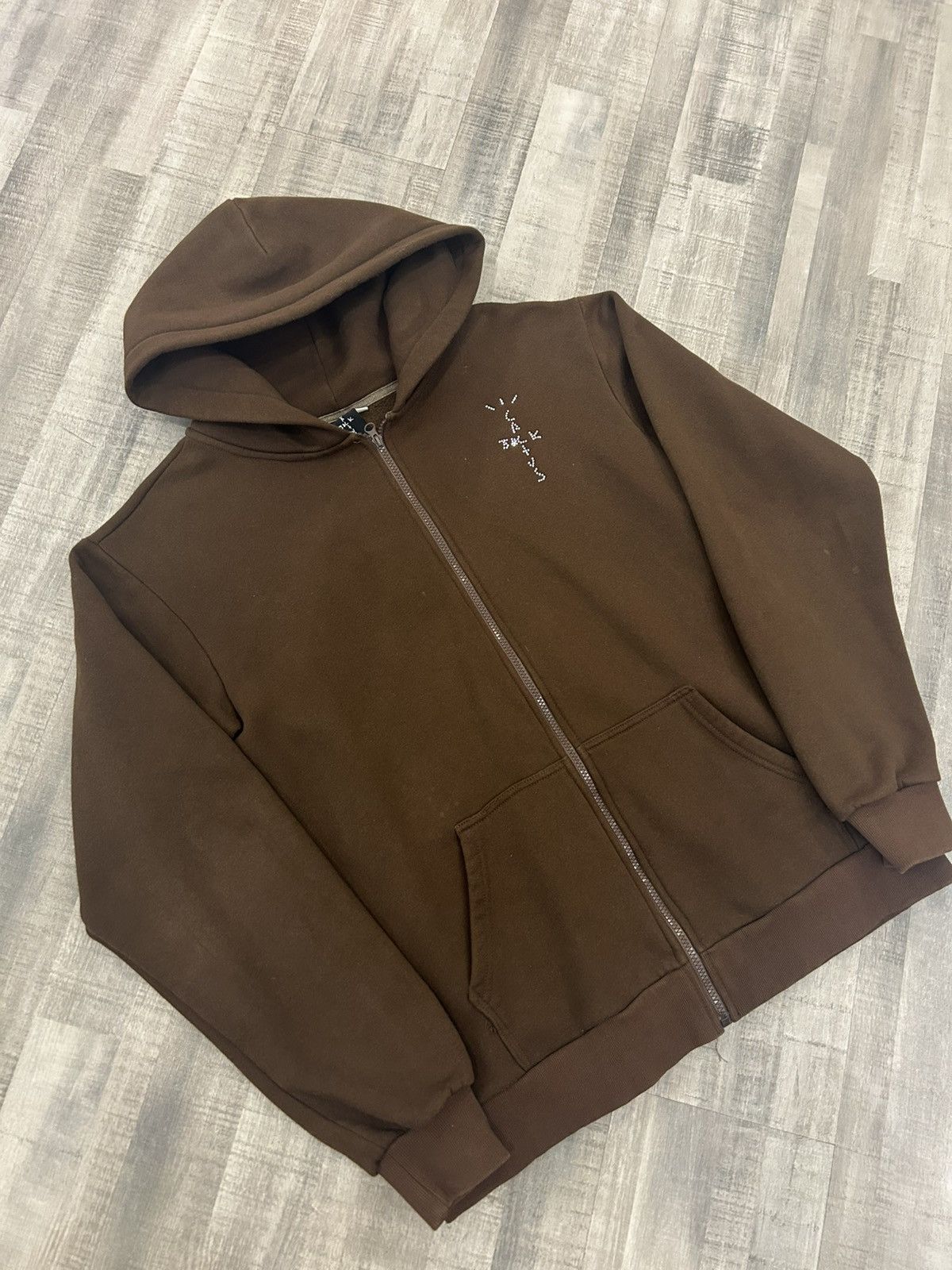 Travis Scott Cactus Jack by Travis Scott YUP! Rhinestone Zip Up Size US L / EU 52-54 / 3 - 2 Thumbnail