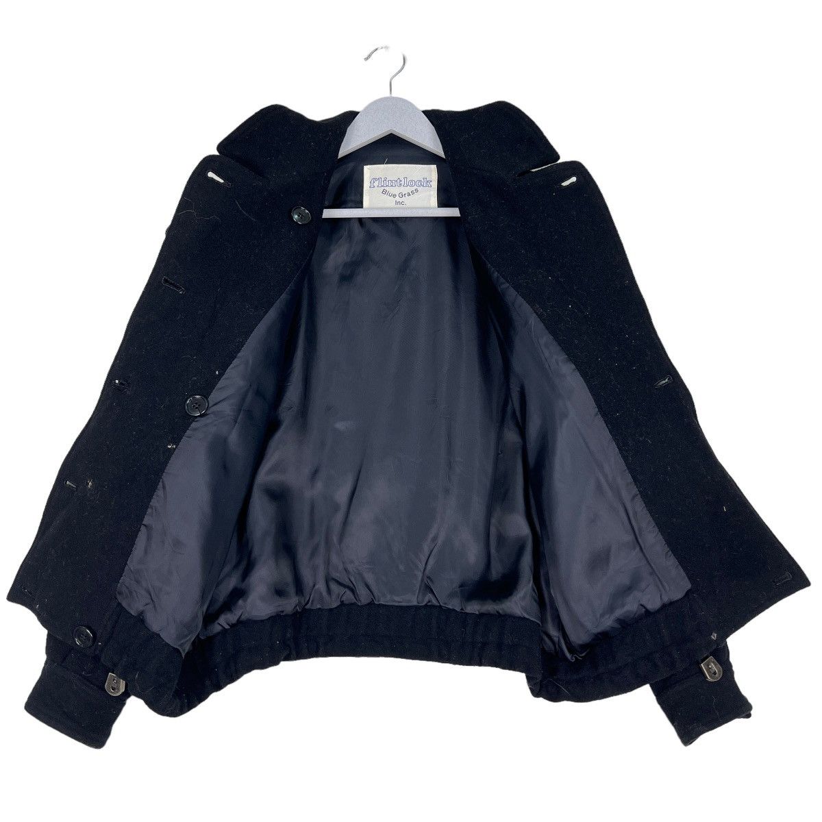 Japanese Brand 🔥 VINTAGE FLINT LOOK BLUE GRASS WOOL MILITARY JACKET Size US S / EU 44-46 / 1 - 12 Thumbnail