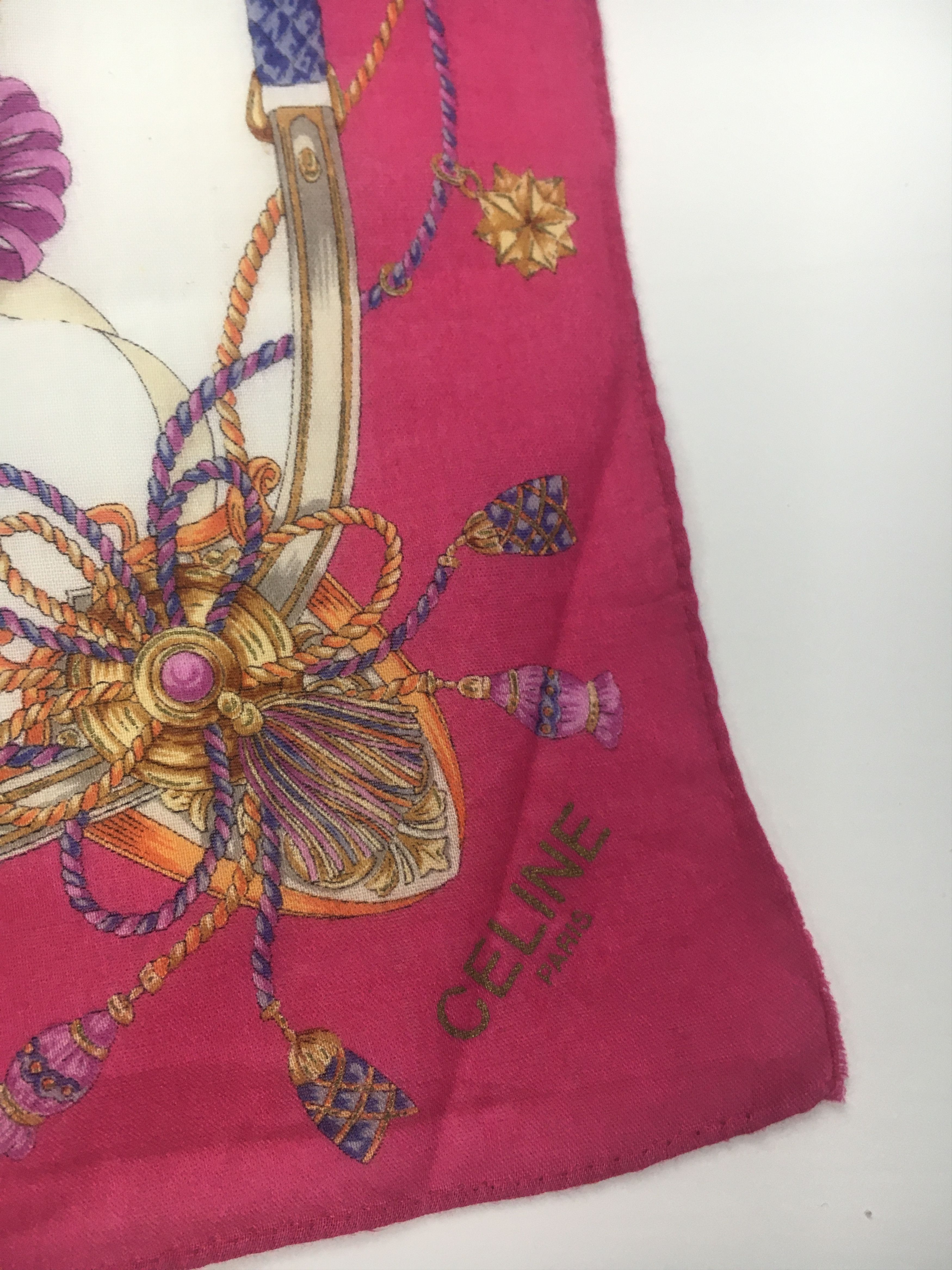 Celine Celine Handkerchief / Bandana / Neckerchief HKC0069 Size ONE SIZE - 4 Thumbnail