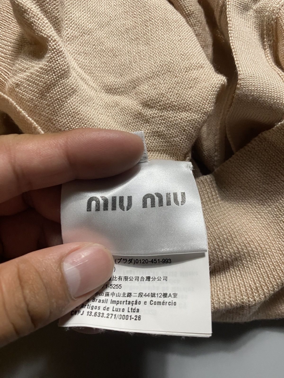 Miu Miu MIU MIU 2018 RIBBON CARDIGAN WOOL Size S / US 4 / IT 40 - 10 Thumbnail