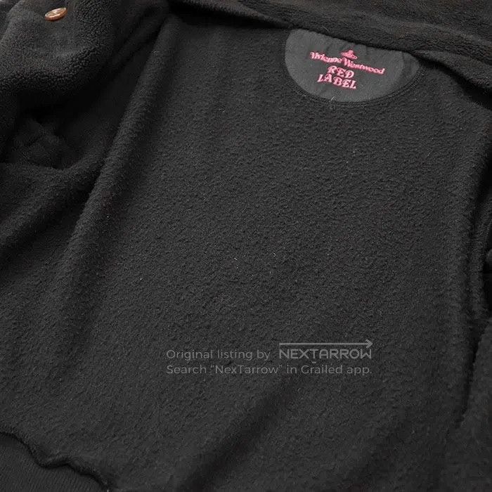 Vivienne Westwood Vivienne Westwood Vintage Black Gray Fleece Saturn Logo Cu Size M / US 6-8 / IT 42-44 - 8 Thumbnail