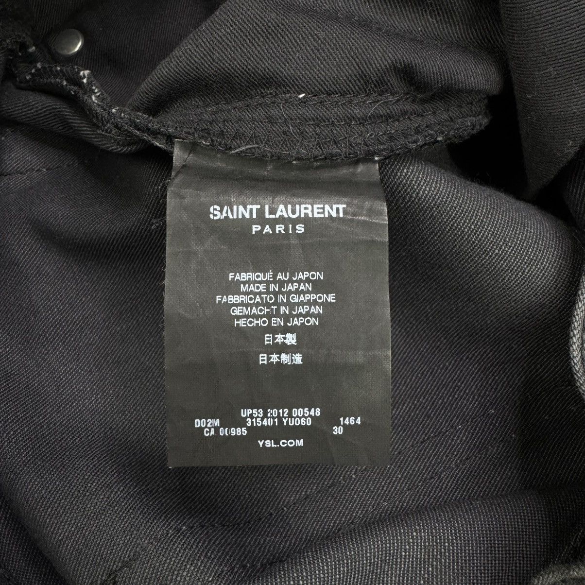 Saint Laurent Paris SAINT LAURENT PARIS SS13 GRAY D02 DENIM Size US 30 / EU 46 - 5 Thumbnail