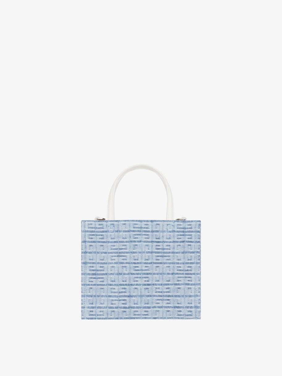 Givenchy o1srvl11e0125 Size: OS / Mini G-Tote Shopping Bag in Blue Size ONE SIZE - 4 Thumbnail