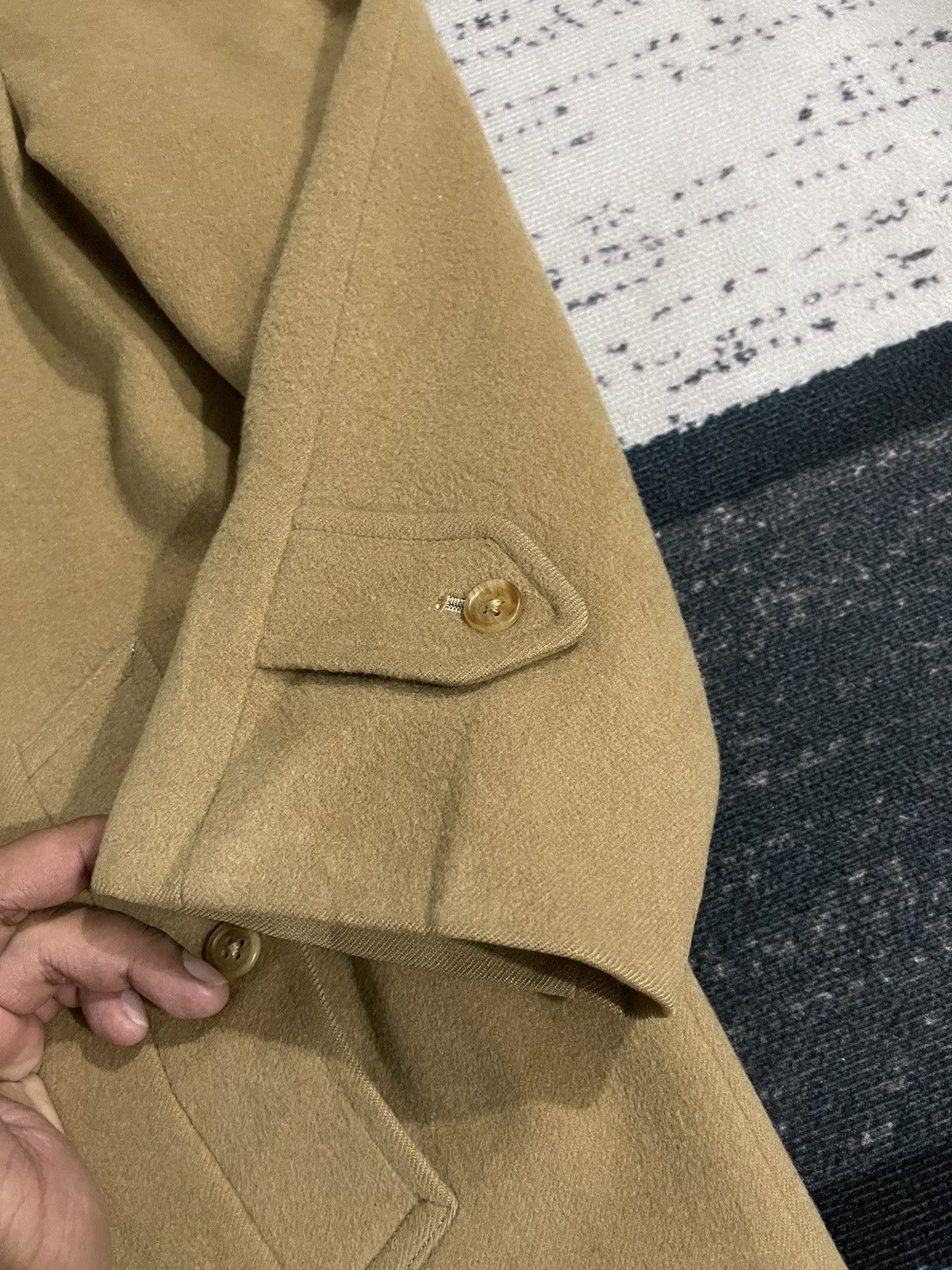 Burberry × Vintage Vintage Burberrys Wool Long Jacket Size US L / EU 52-54 / 3 - 7 Thumbnail
