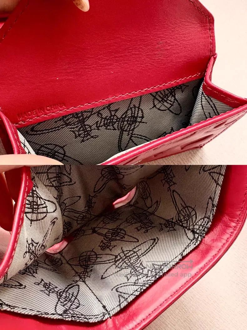 Vivienne Westwood Vivienne Westwood Red Saturn embossed tri-fold wallet Size ONE SIZE - 8 Thumbnail