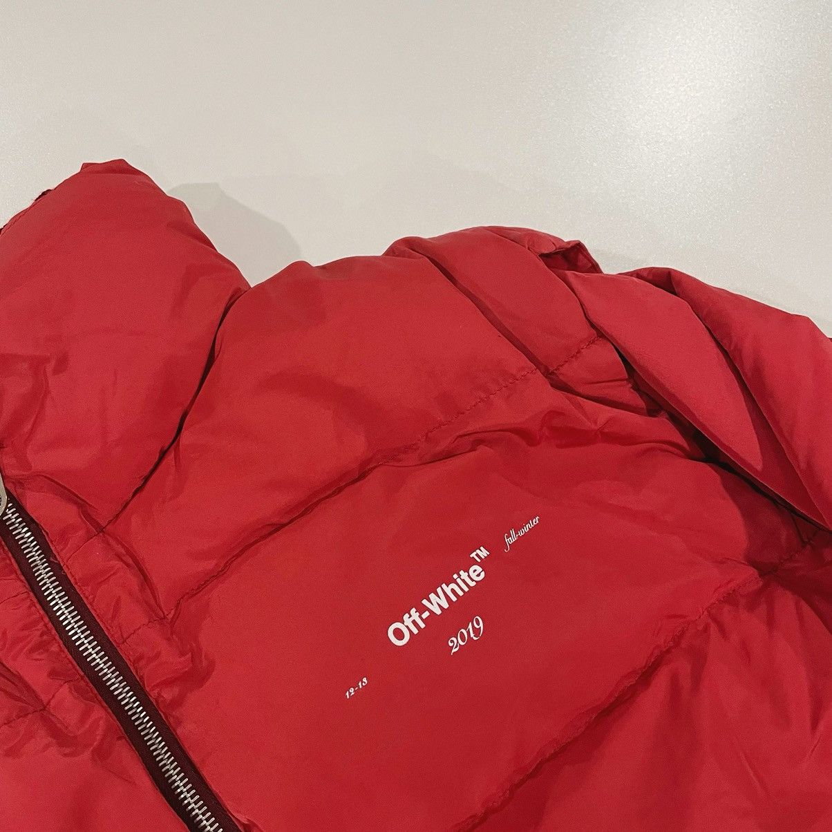 Off-White Off-White red diamond logo detachable puffer jkt Size US L / EU 52-54 / 3 - 3 Thumbnail