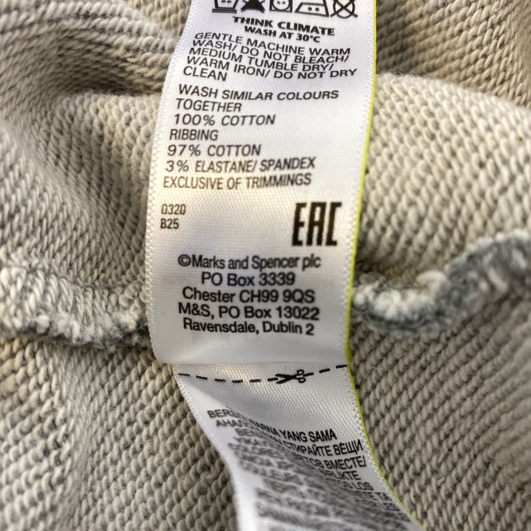 Marks & Spencer M&S Men's Jogger Pants Athletic Fitness Training Track Sweatpants 48-19 / 48-19 Size US 31 - 8 Thumbnail
