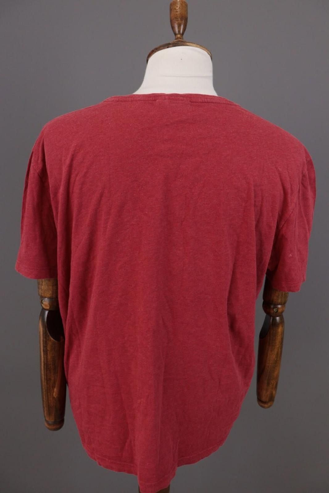 Lacoste Lacoste Red Crew Neck Short Sleeve T-Shirt Size 8 / 3XL Size US XXL / EU 58 / 5 - 12 Thumbnail