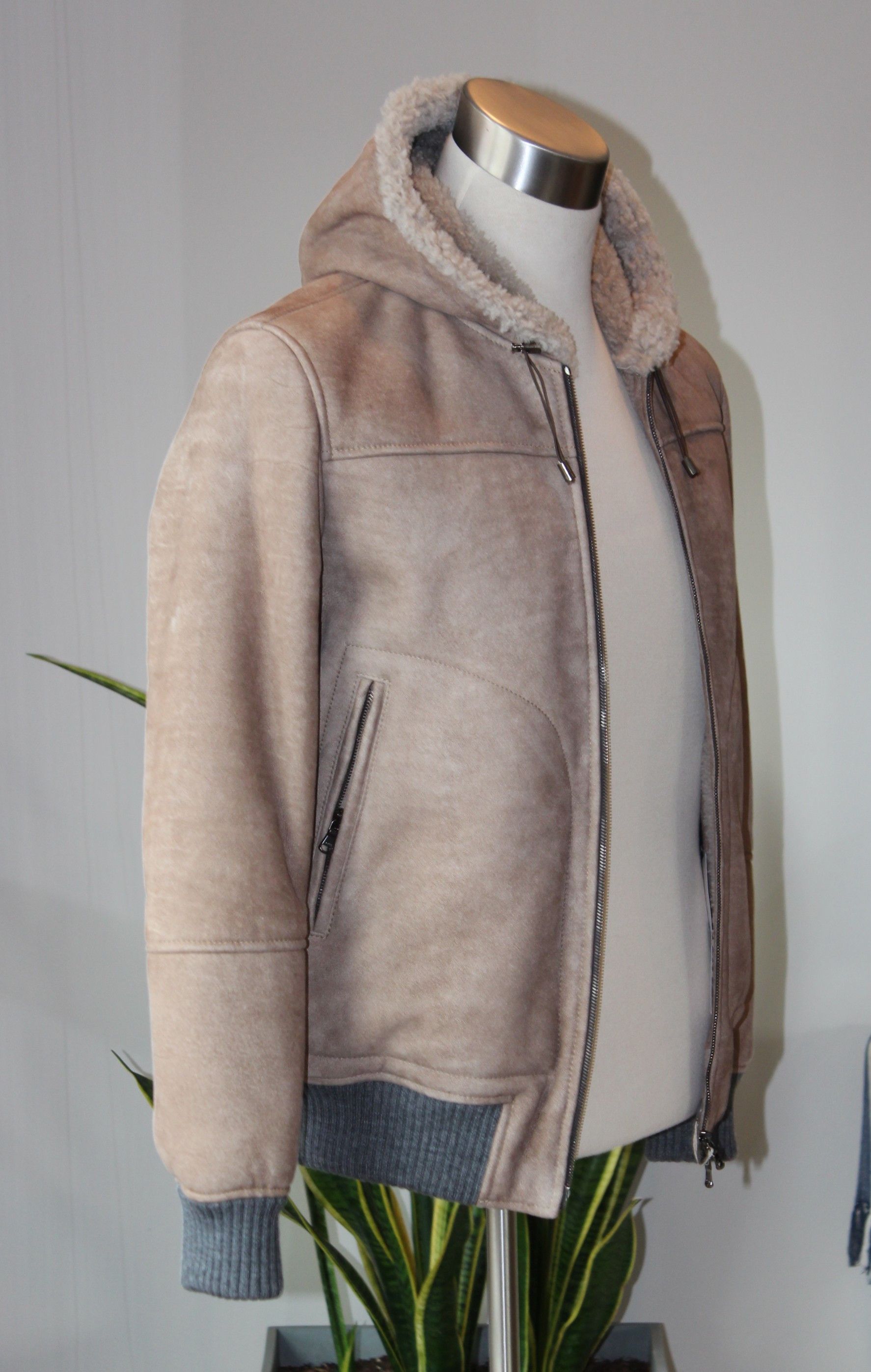 Barba Napoli Barba Napoli Handmade Leather Shearling Jacket Size 46/36 Size US S / EU 44-46 / 1 - 3 Thumbnail