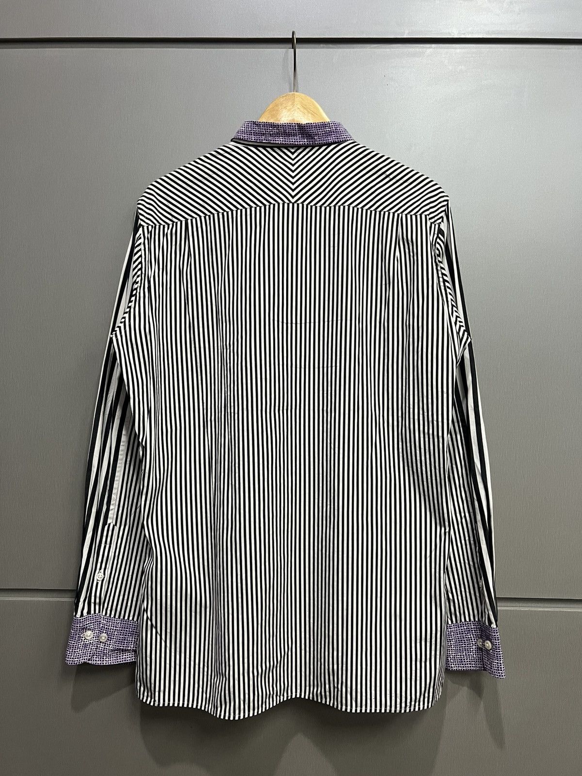 Bottega Veneta Bottega Veneta Stripped Oversized Shirt Size US M / EU 48-50 / 2 - 2 Thumbnail