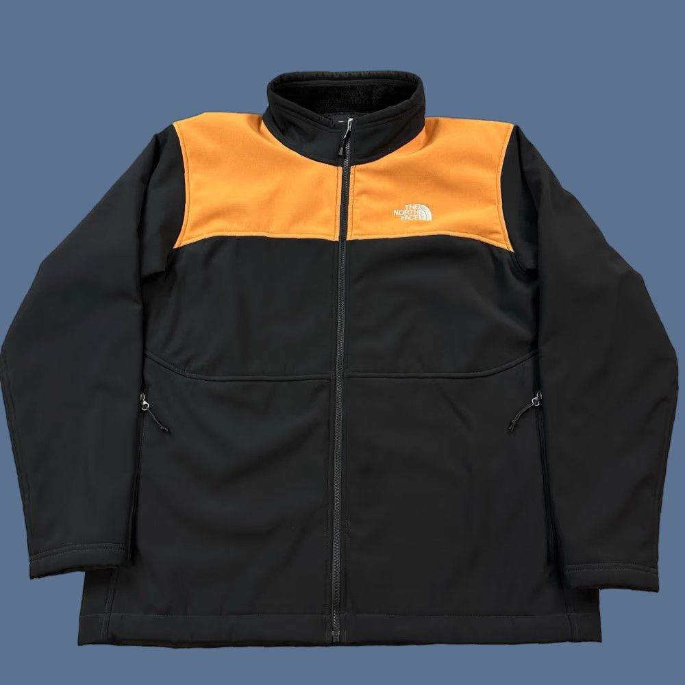 The North Face The North Face Jacket Mens XL Black Orange Apex Bionic Polartec Fleece Lined Size US XL / EU 56 / 4 - 1 Thumbnail