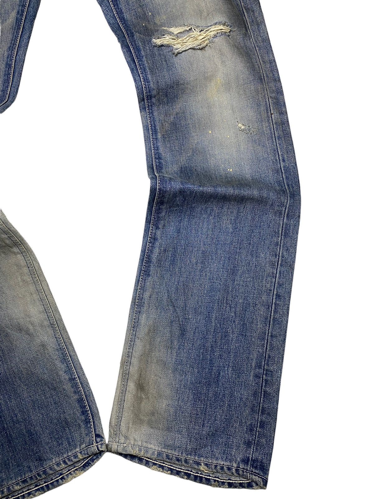 If Six Was Nine Vanquish Murder License Flared Distressed Jeans Size US 29 - 7 Thumbnail