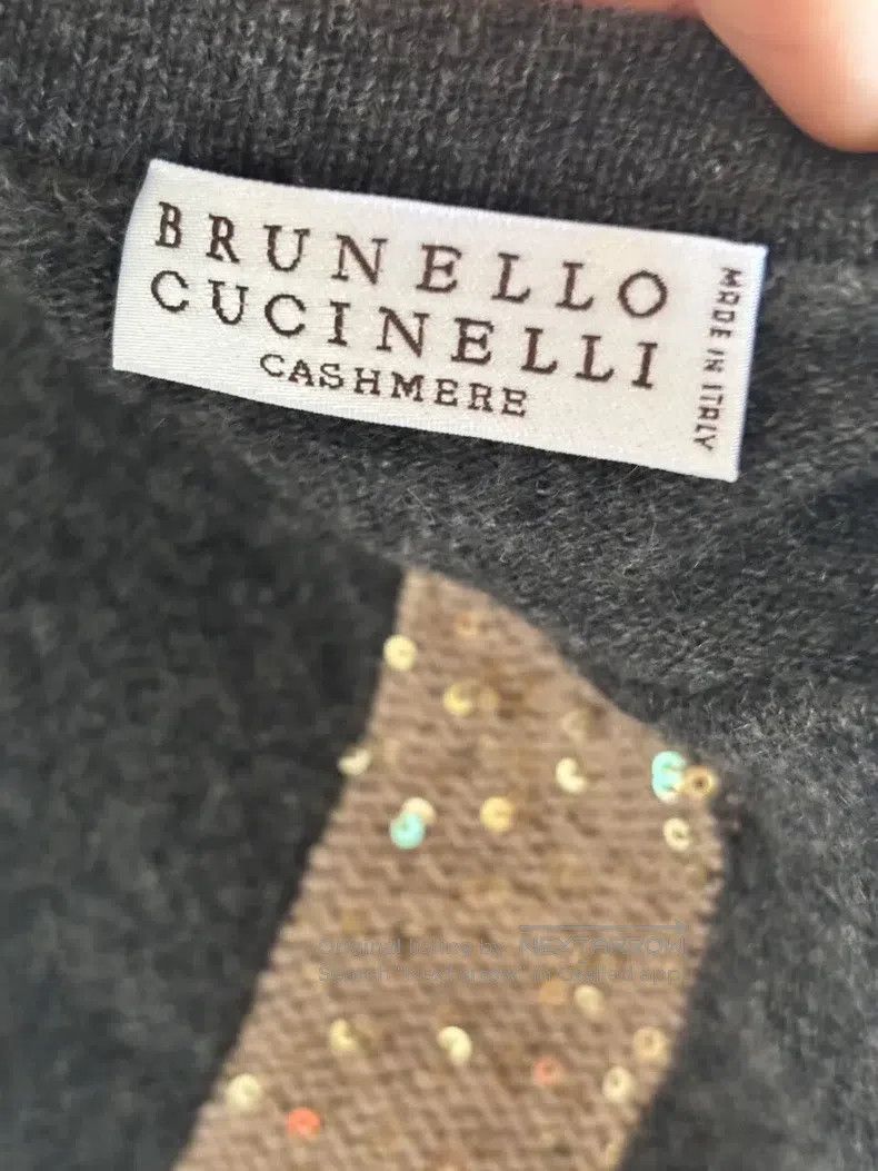 Brunello Cucinelli Brunello Cucinelli Glitter Cashmere Sweater Size XS / US 0-2 / IT 36-38 - 1 Thumbnail