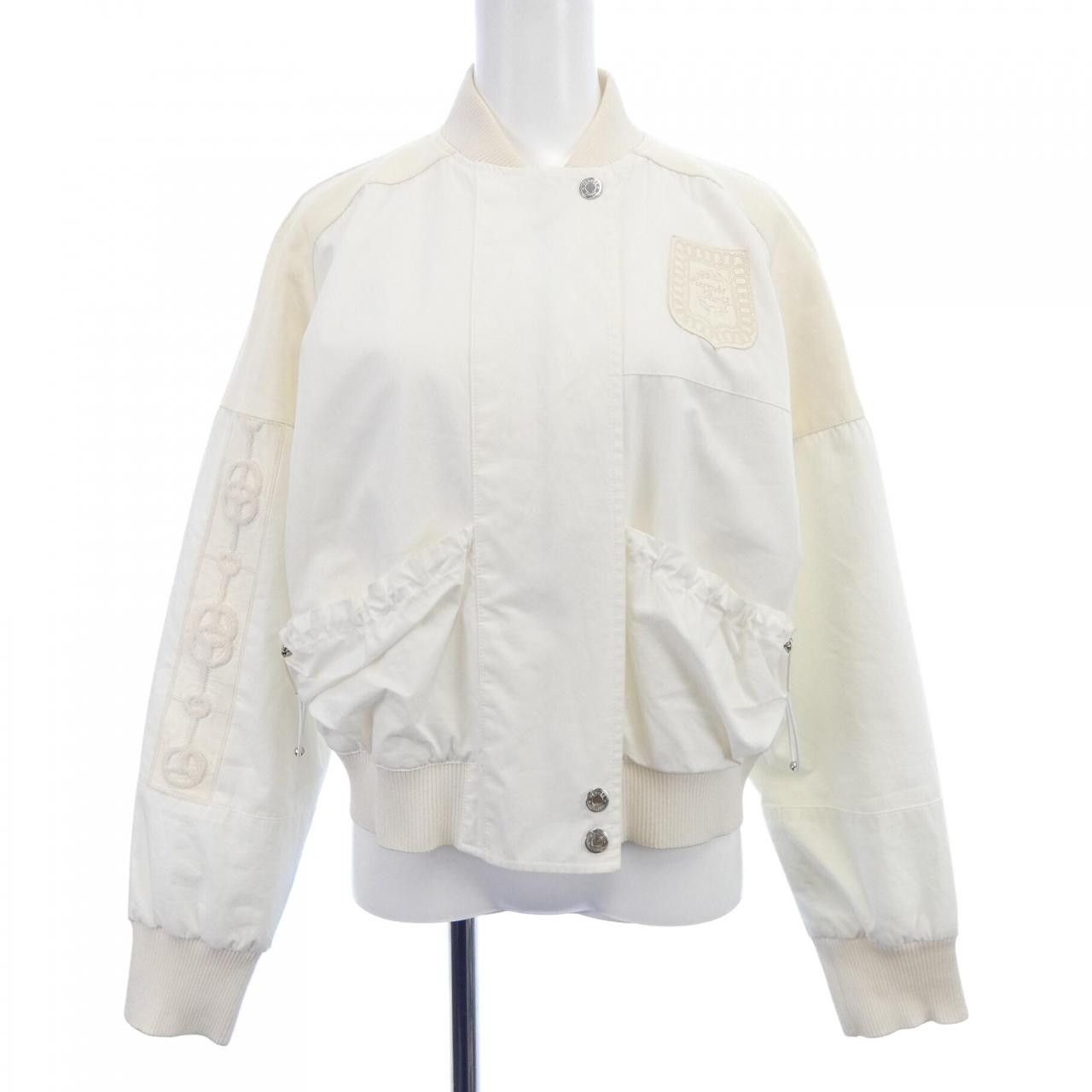 Hermes Hermes Hermes Leather Jacket Textile Outerwear DUTY FREE for USA Size ONE SIZE - 1 Thumbnail