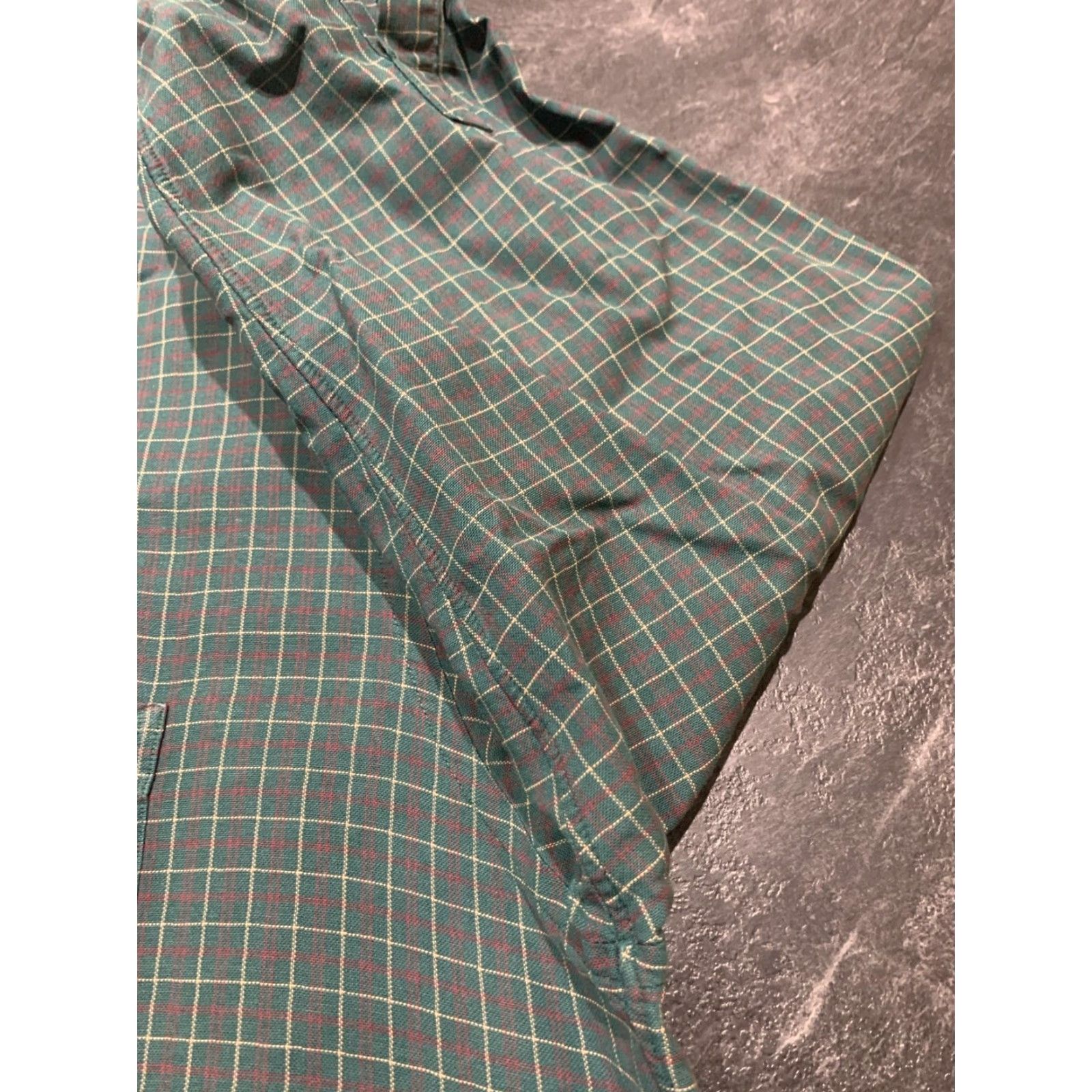 Vintage L.L. Bean Dress Shirt Men 17 Regular Cotton Blue Long Sleeve Button-Down Preppy Oxford Size 46R - 2 Thumbnail