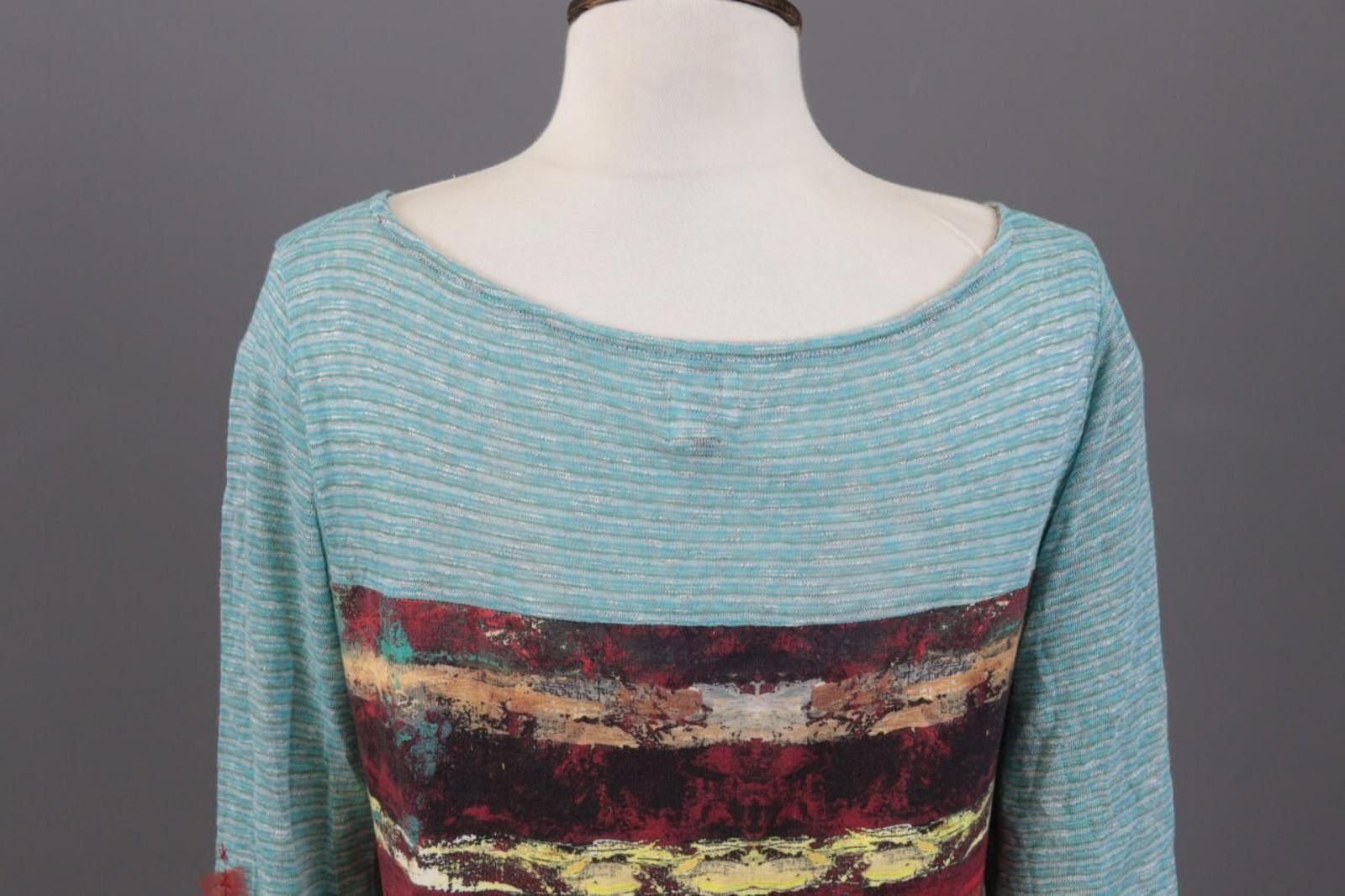 Designer Aventures des Toiles Multicolor Printed A-Line Dress 42 Size M / US 6-8 / IT 42-44 - 11 Thumbnail