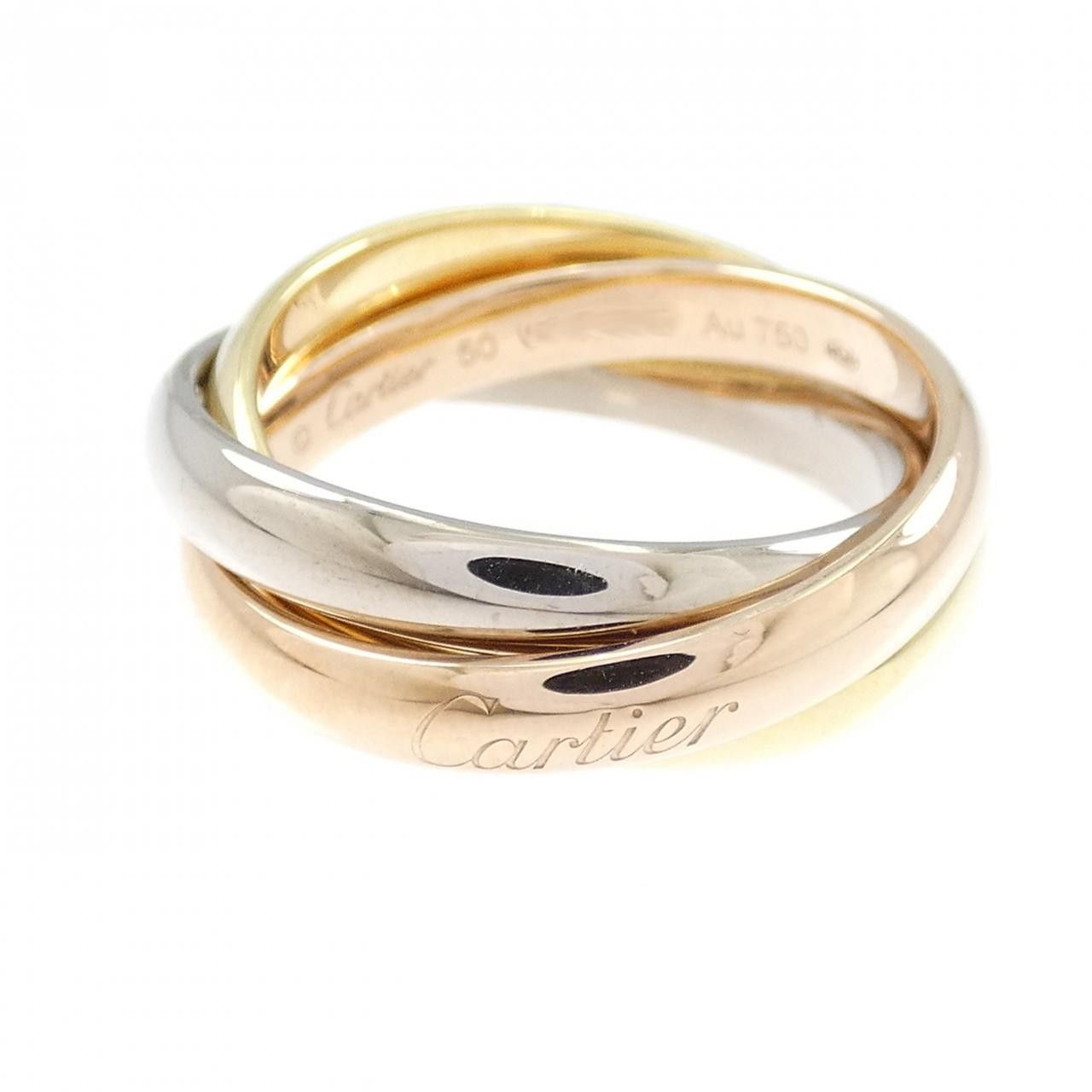 Cartier Cartier Cartier Trinity Au750 Ring Size 10 Precious Metal Ring CRB4234200 DUTY FREE for USA Size ONE SIZE - 1 Thumbnail