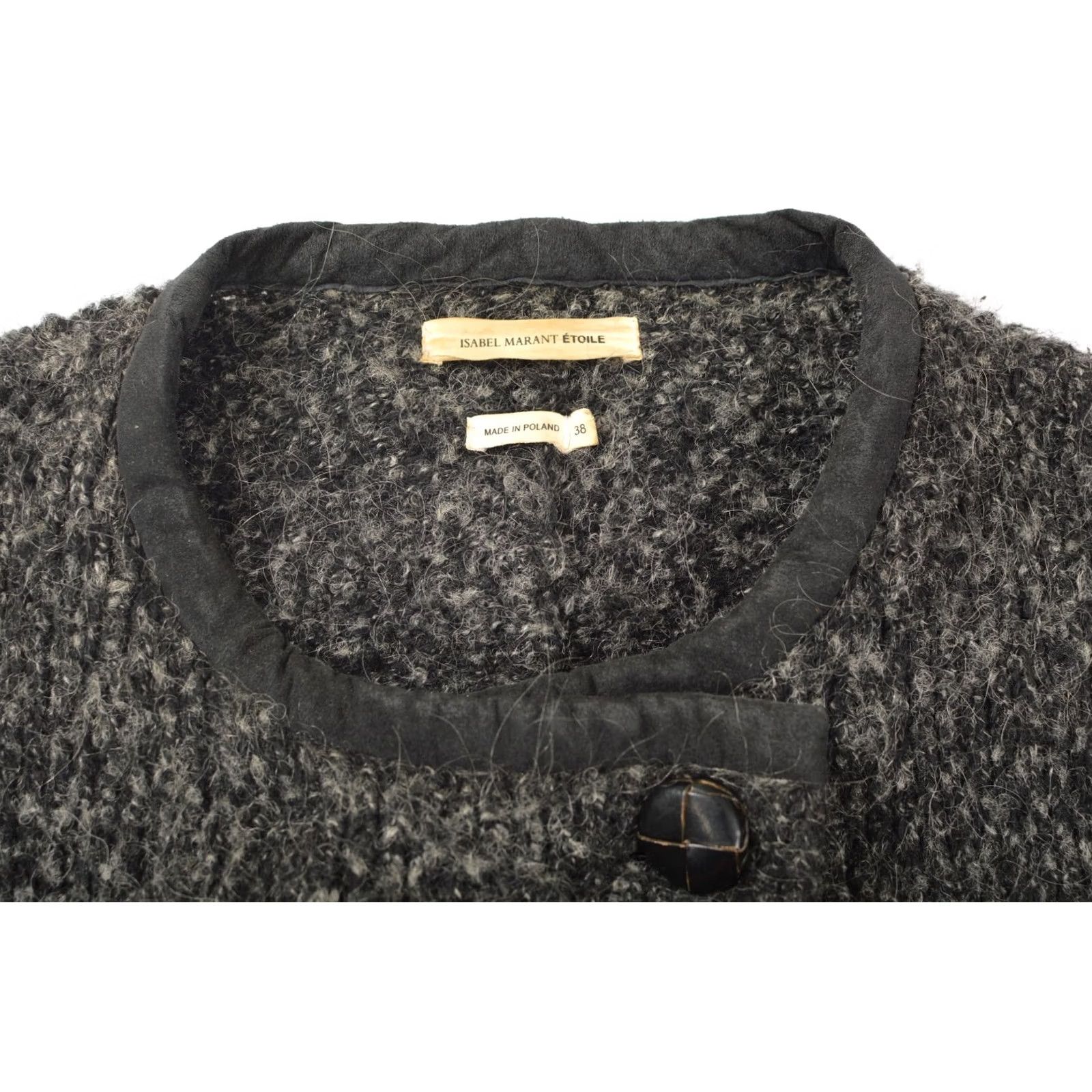 Isabel Marant Isabel Marant Etoile Coat Jacket Women Wool Mohair Cotton Made in Poland 38 Gray Overcoat Vintage? Size XS / US 0-2 / IT 36-38 - 2 Thumbnail