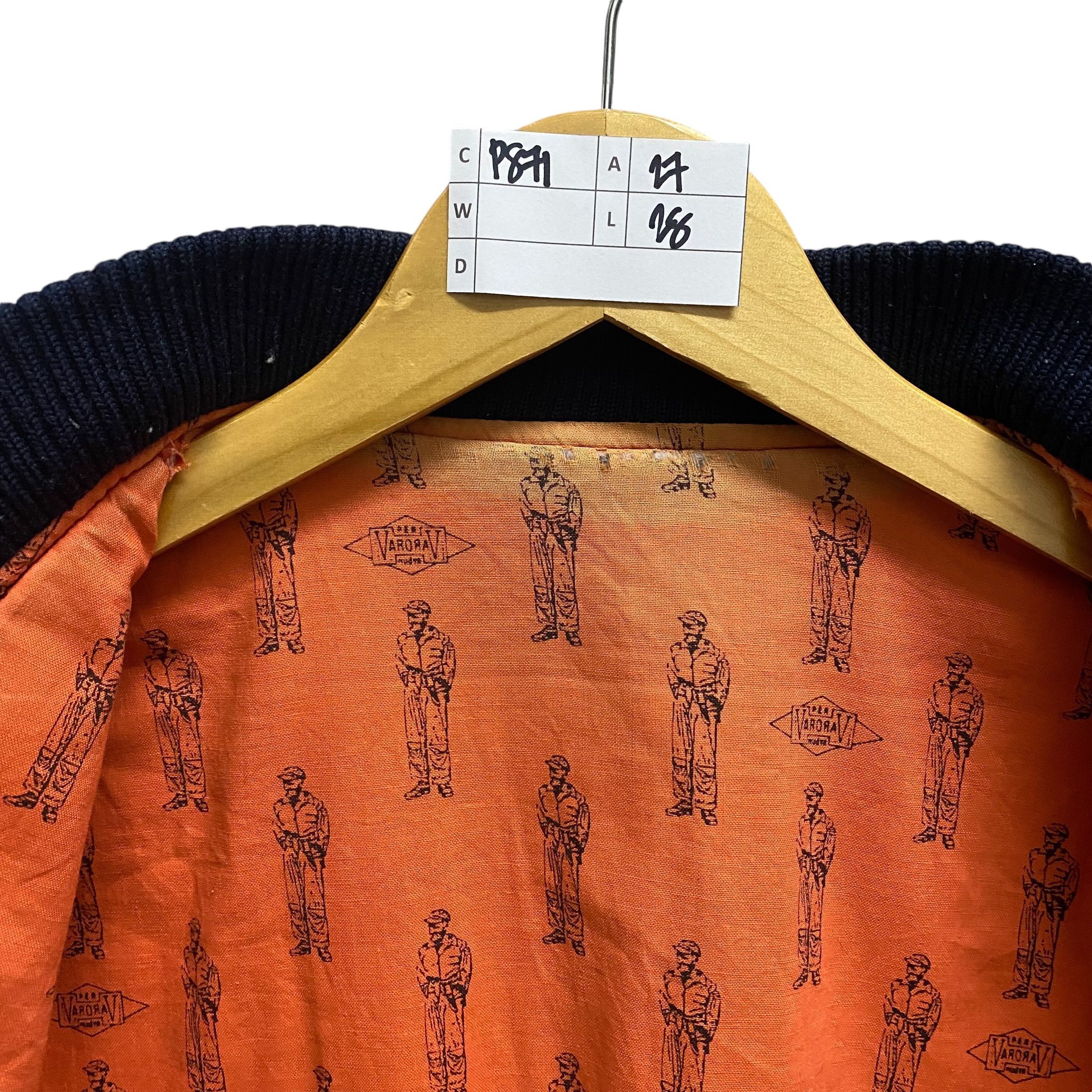 Japanese Brand Vintage Varorav Pernuova Flight Jacket Large Size US L / EU 52-54 / 3 - 10 Thumbnail