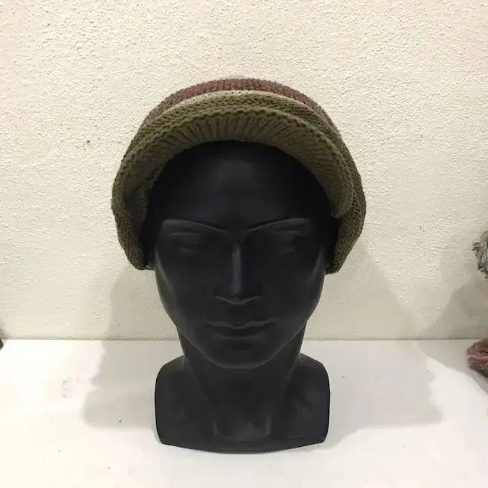 Japanese Brand Japanese Brand Stripe Design Beanie Hat Size ONE SIZE - 3 Thumbnail