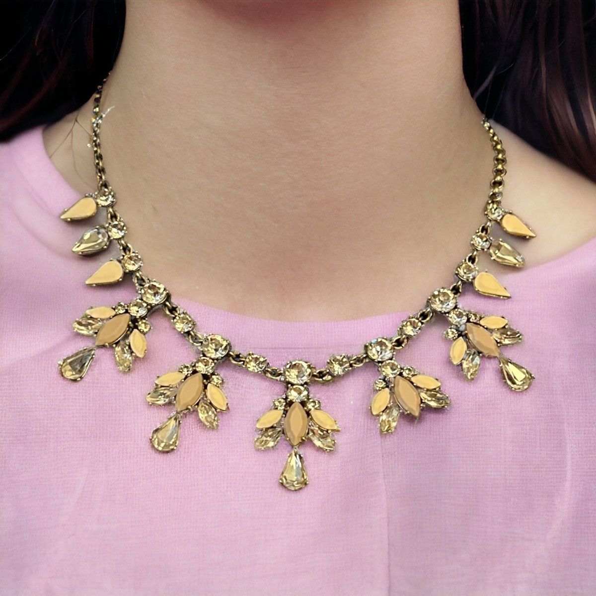 J.Crew J. Crew rhinestone statement necklace Size ONE SIZE - 6 Thumbnail