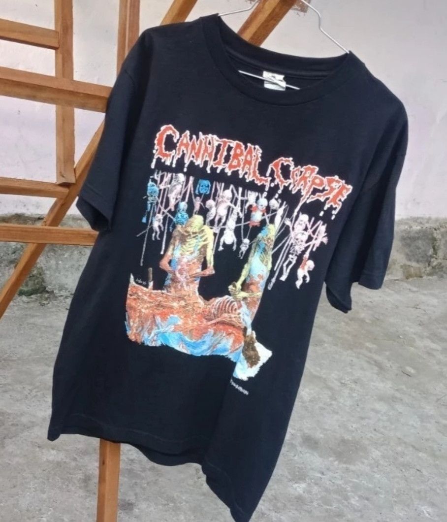Band Tees × Vintage Cannibal Corpse U.S Butchery Tour 92 Tee Size US M / EU 48-50 / 2 - 1 Thumbnail