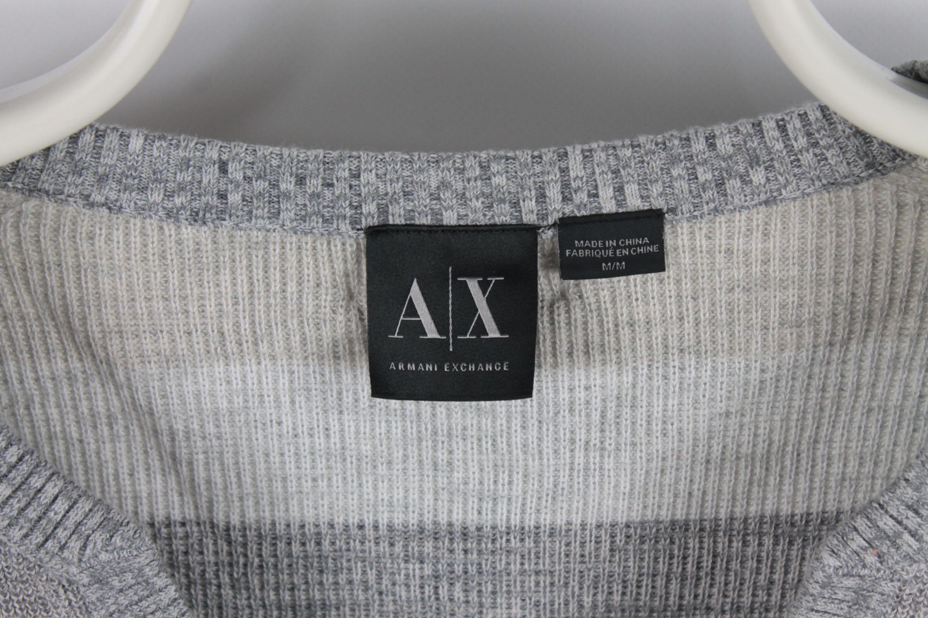 Armani × Armani Exchange Armani Exchange V-Neck Cotton Pullover Size US M / EU 48-50 / 2 - 3 Thumbnail
