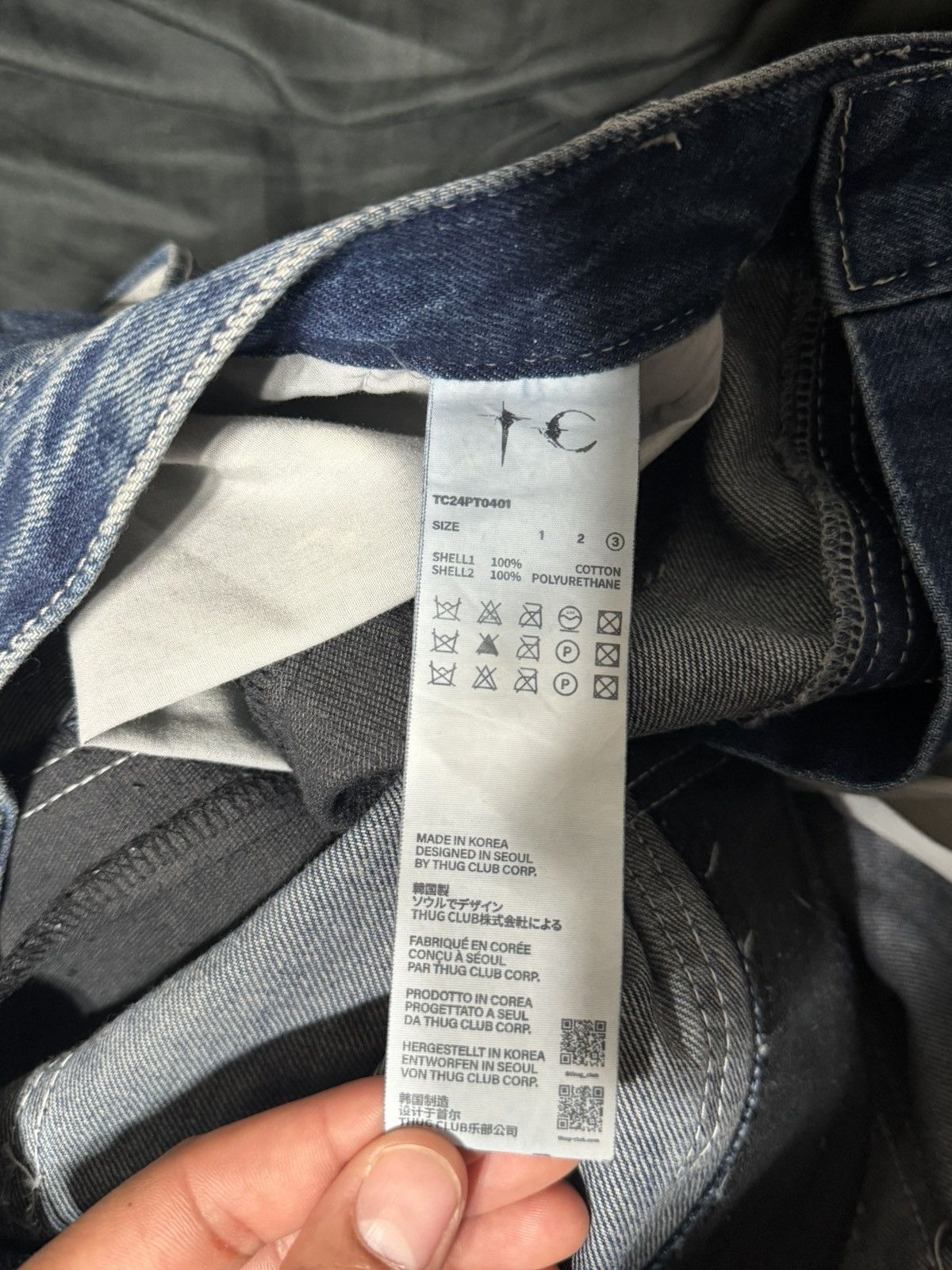 Thug Club Thug Club Mohican Leather Denim Size US 34 / EU 50 - 8 Thumbnail