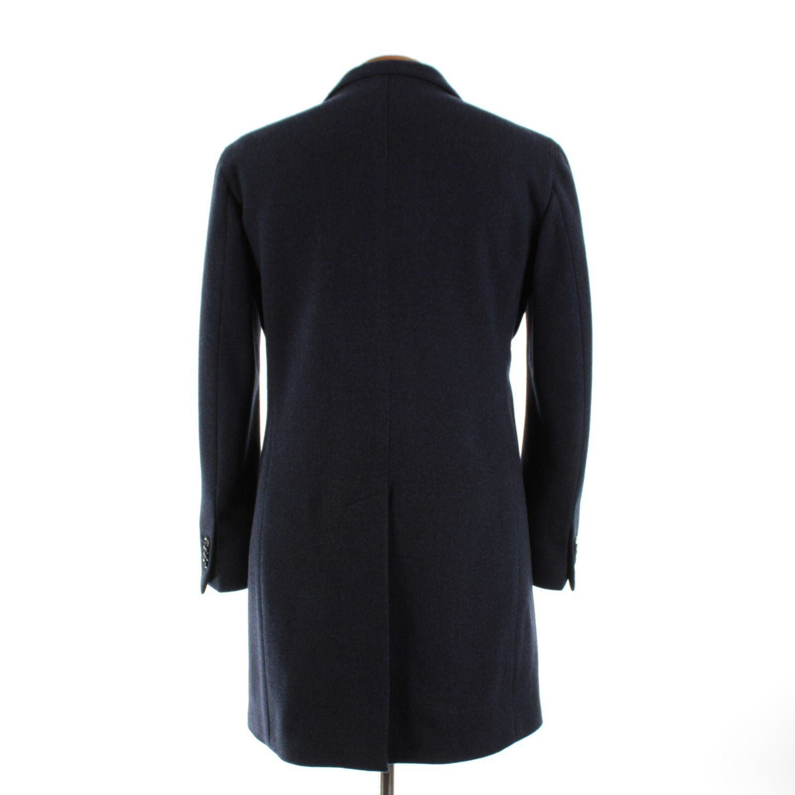 Luigi Bianchi Mantova Coat Size S US In Blue Wool Blend
