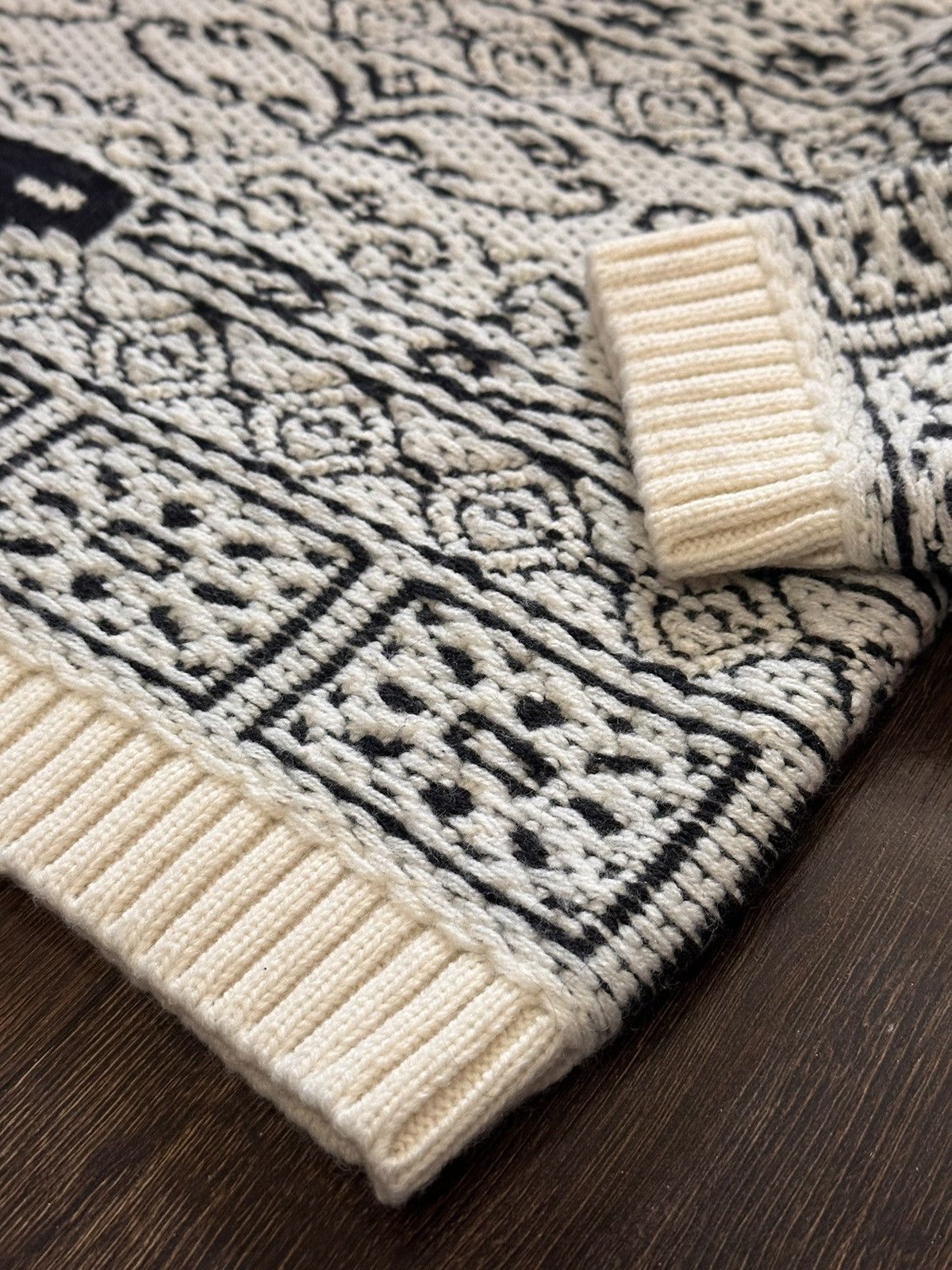 Designer × Vintage Rarest Vintage Corto Maltese ART Knitted Sweater🪭 Size US L / EU 52-54 / 3 - 6 Thumbnail