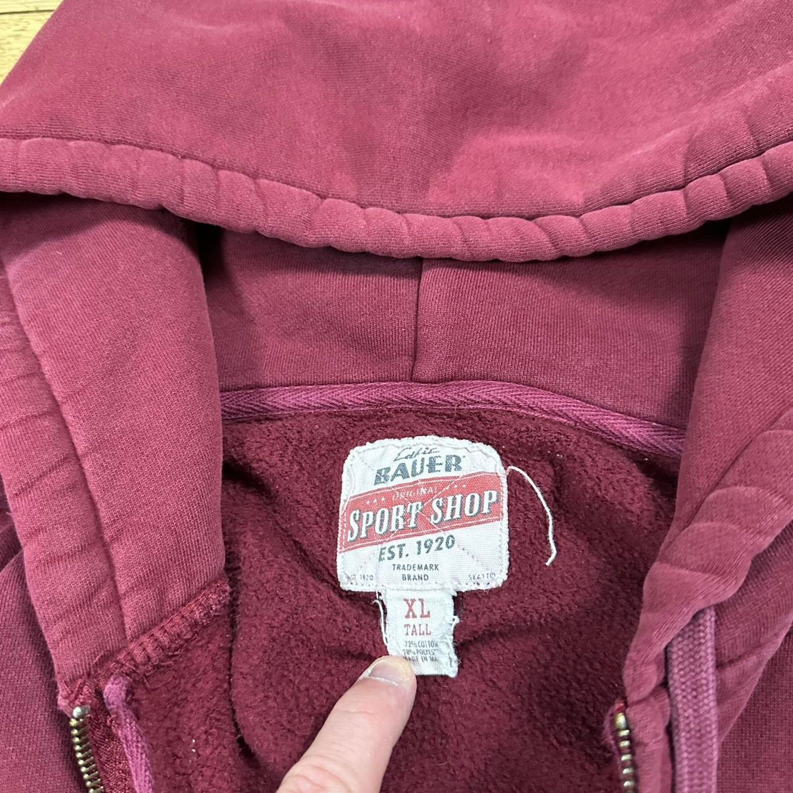 Eddie Bauer × Vintage Vintage Eddie Bauer Hoodie Size US XL / EU 56 / 4 - 4 Thumbnail