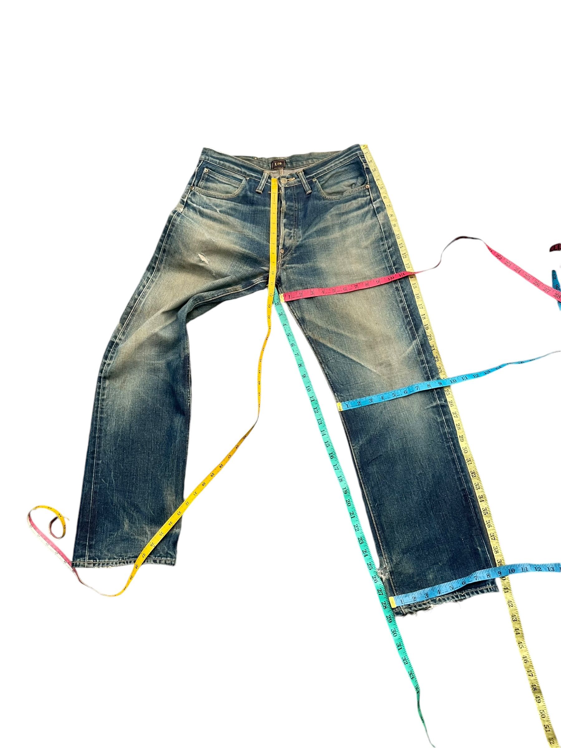 Lee Vintage Selvedge Lee Rider Distresed Denim Size US 32 / EU 48 - 17 Thumbnail