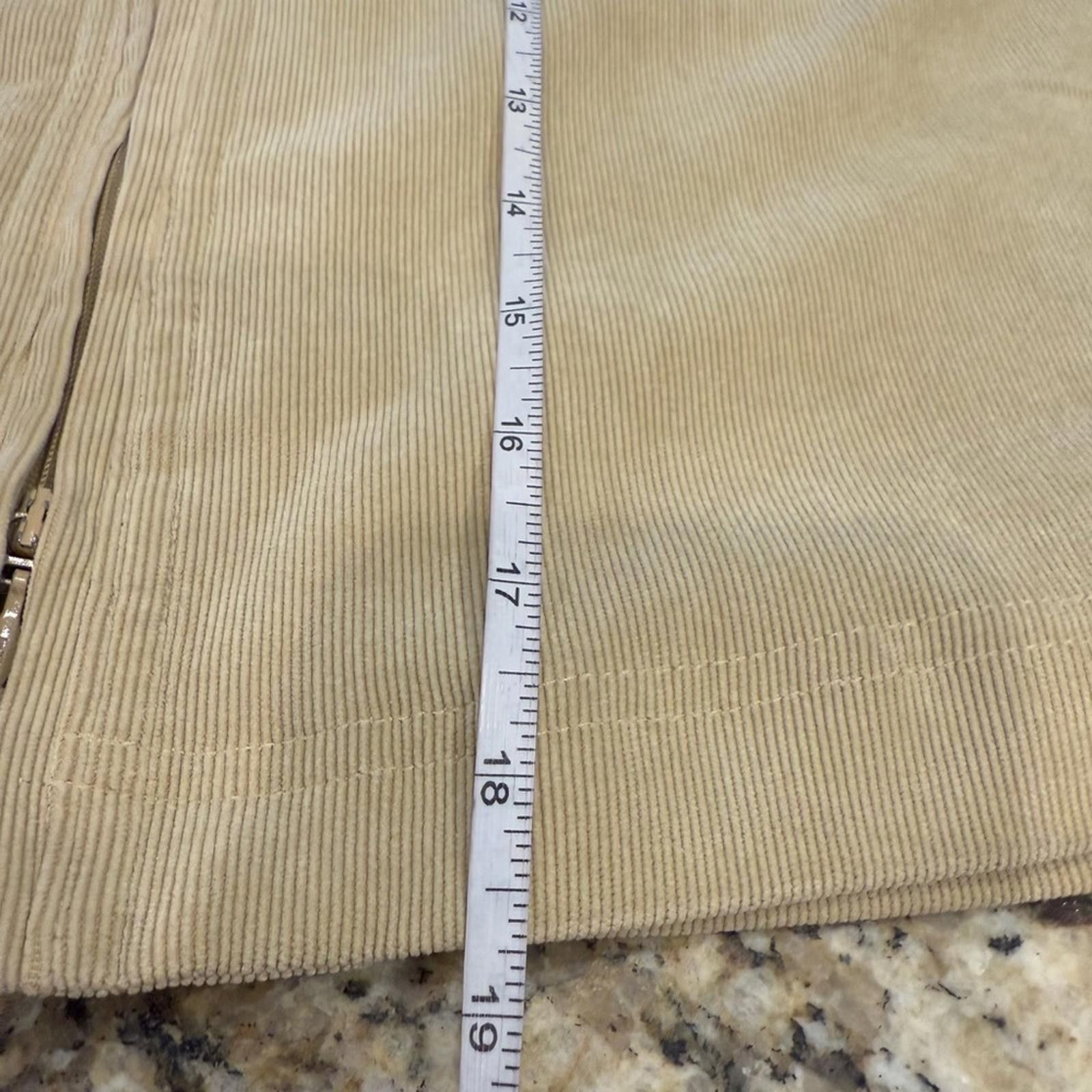 Other Claudia Romanas tan Corduroy mini skirt SZ 2 Size 26" / US 2 / IT 38 - 8 Thumbnail