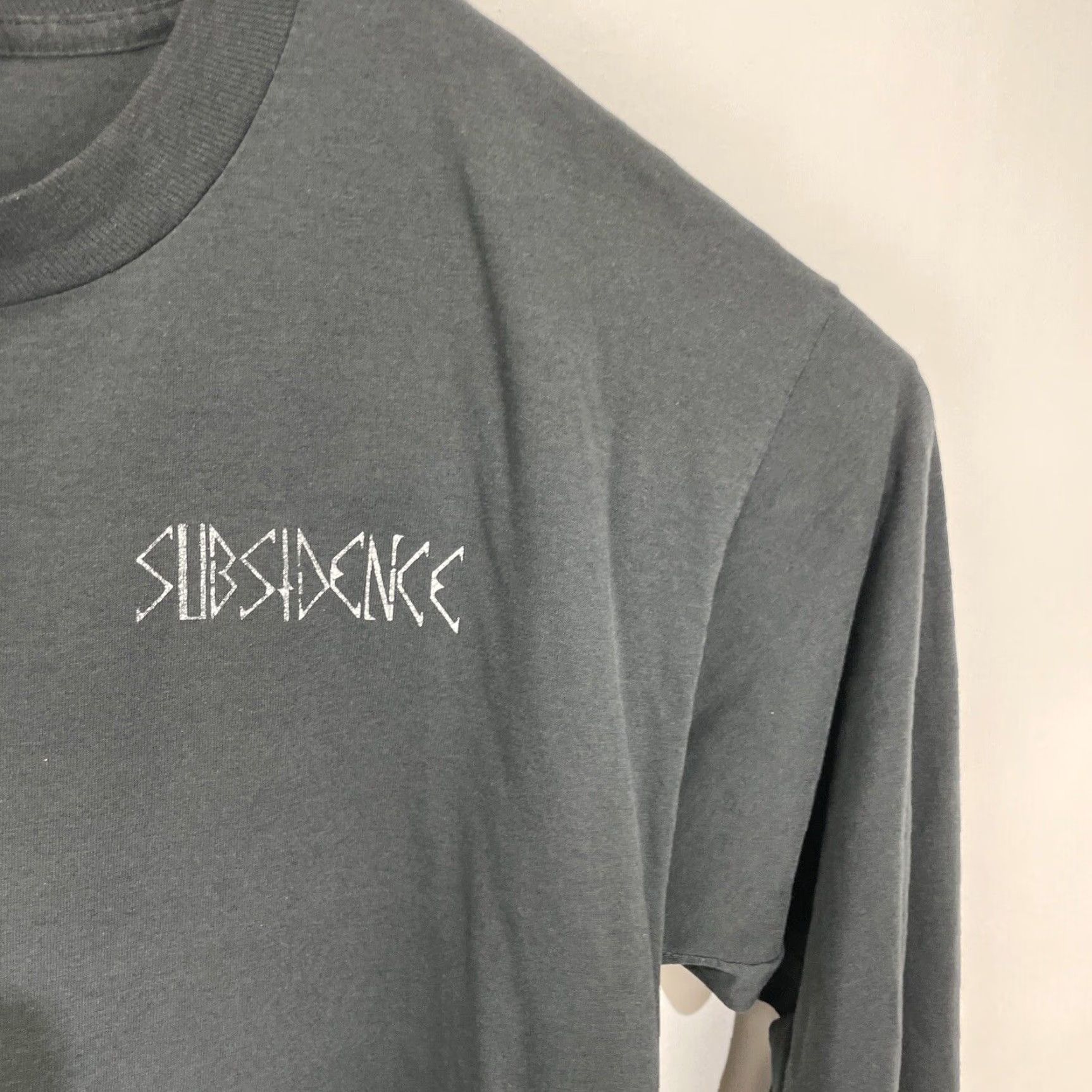Vintage VINTAGE Subsidence Band Shirt XL Long Sleeve Thrash Death Metal Detroit Black Screen Stars Graphic Tee Men 1990s Punk Size US XL / EU 56 / 4 - 6 Thumbnail