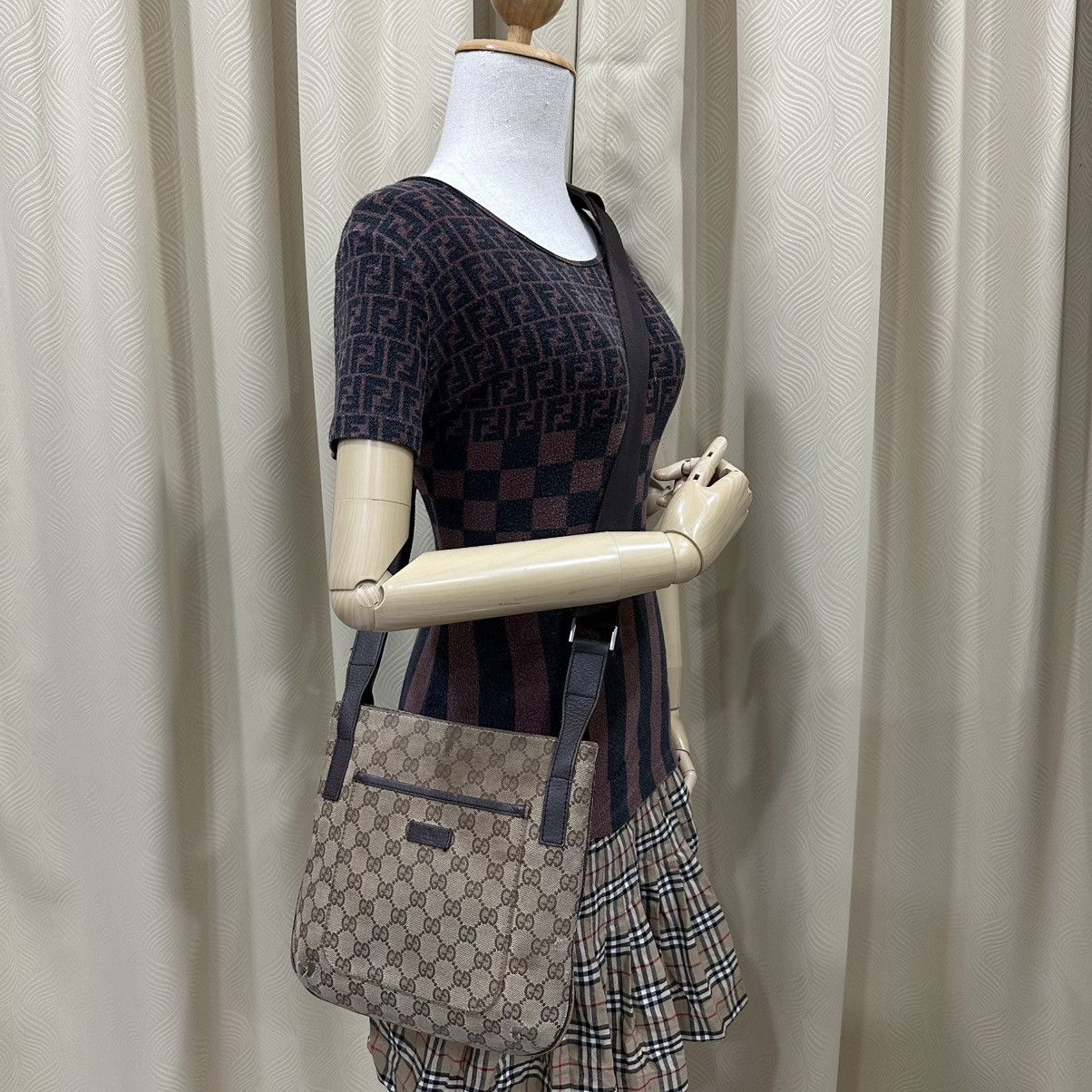 ‼️LASTDROP‼️ GUCCI GG CANVAS SHOULDER CROSSBODY BAG 4