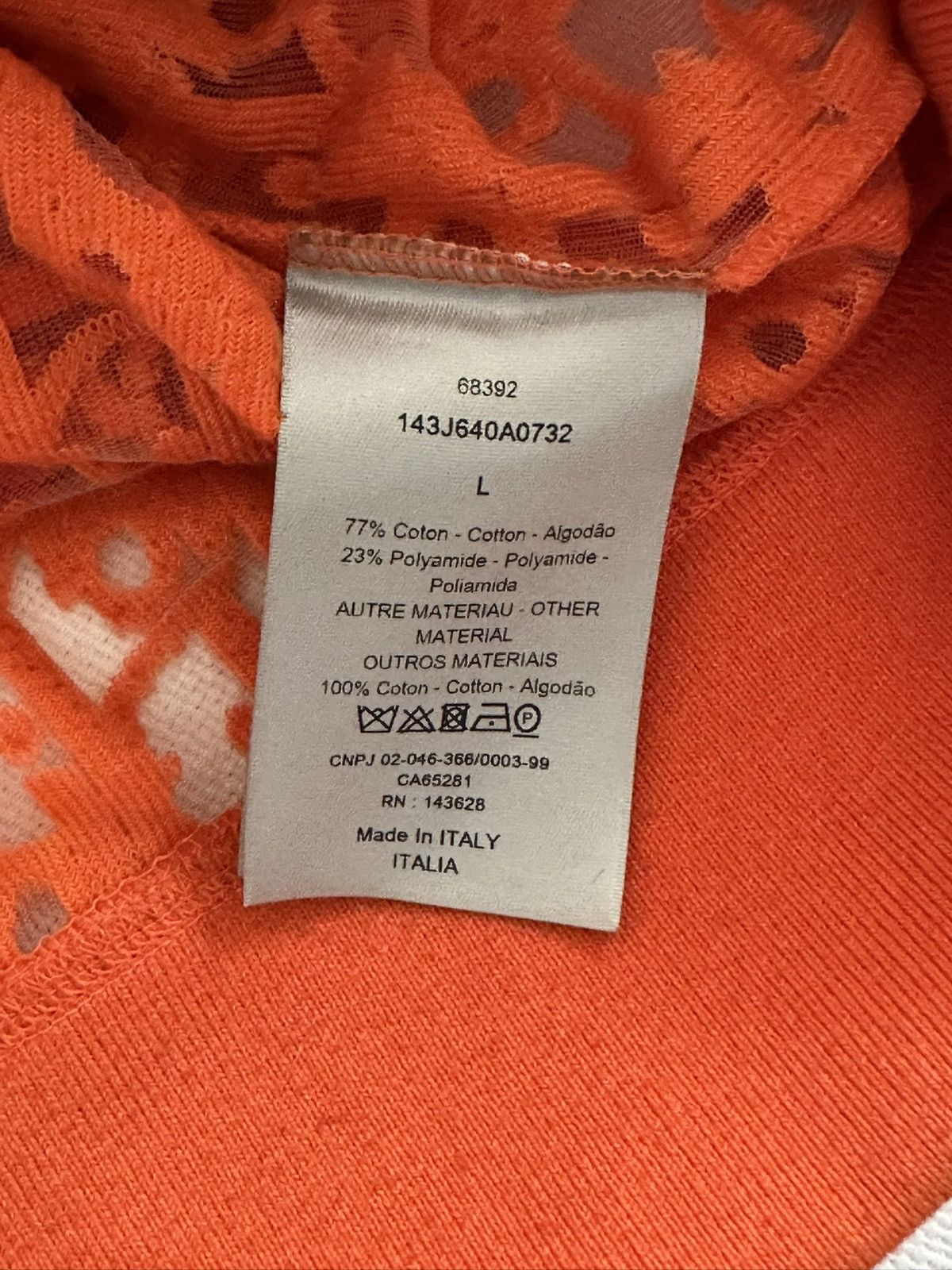 Dior Dior Men Sheer Oblique Jacquard Sheer Turtleneck Size US L / EU 52-54 / 3 - 7 Thumbnail
