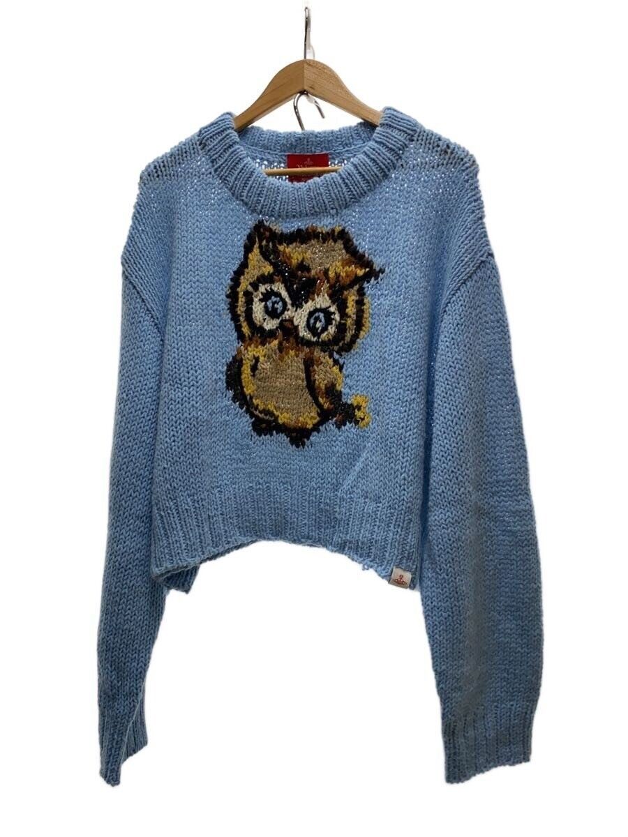 Vivienne Westwood Owl Orb Cropped Knit Sweater Size US M / EU 48-50 / 2 - 1 Thumbnail