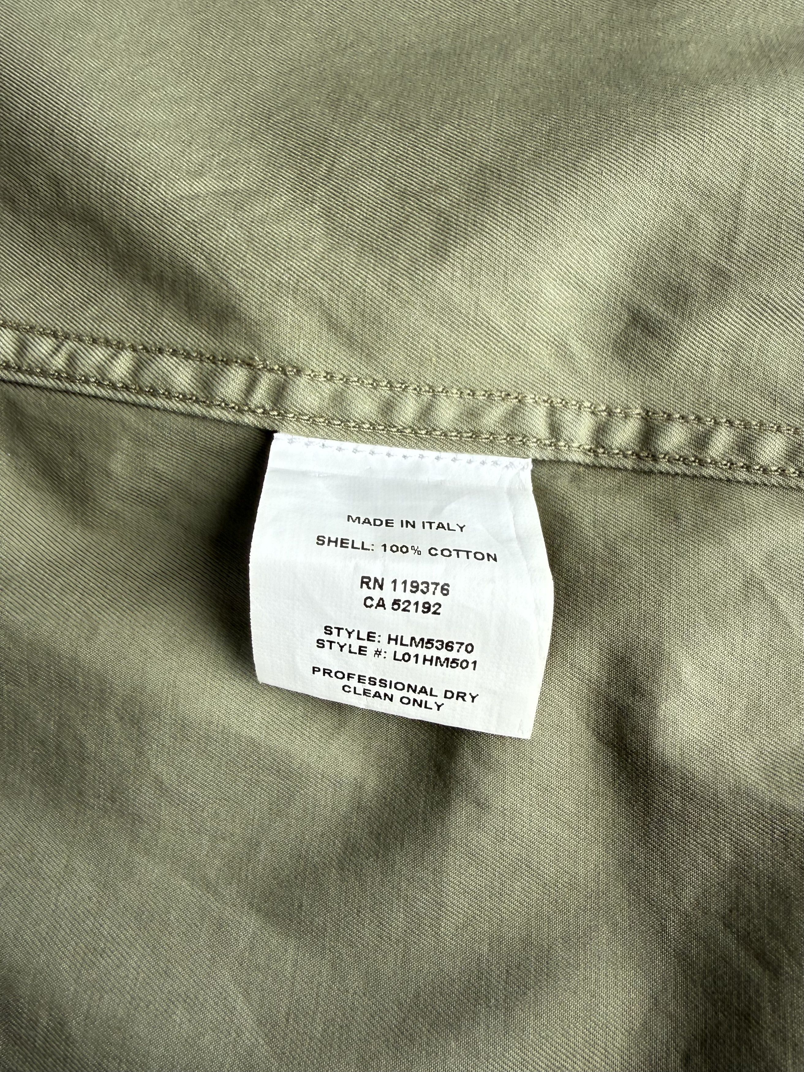 Helmut Lang Helmut Lang Olive Green Short Sleeve Button Shirt XS Size US XS / EU 42 / 0 - 4 Thumbnail